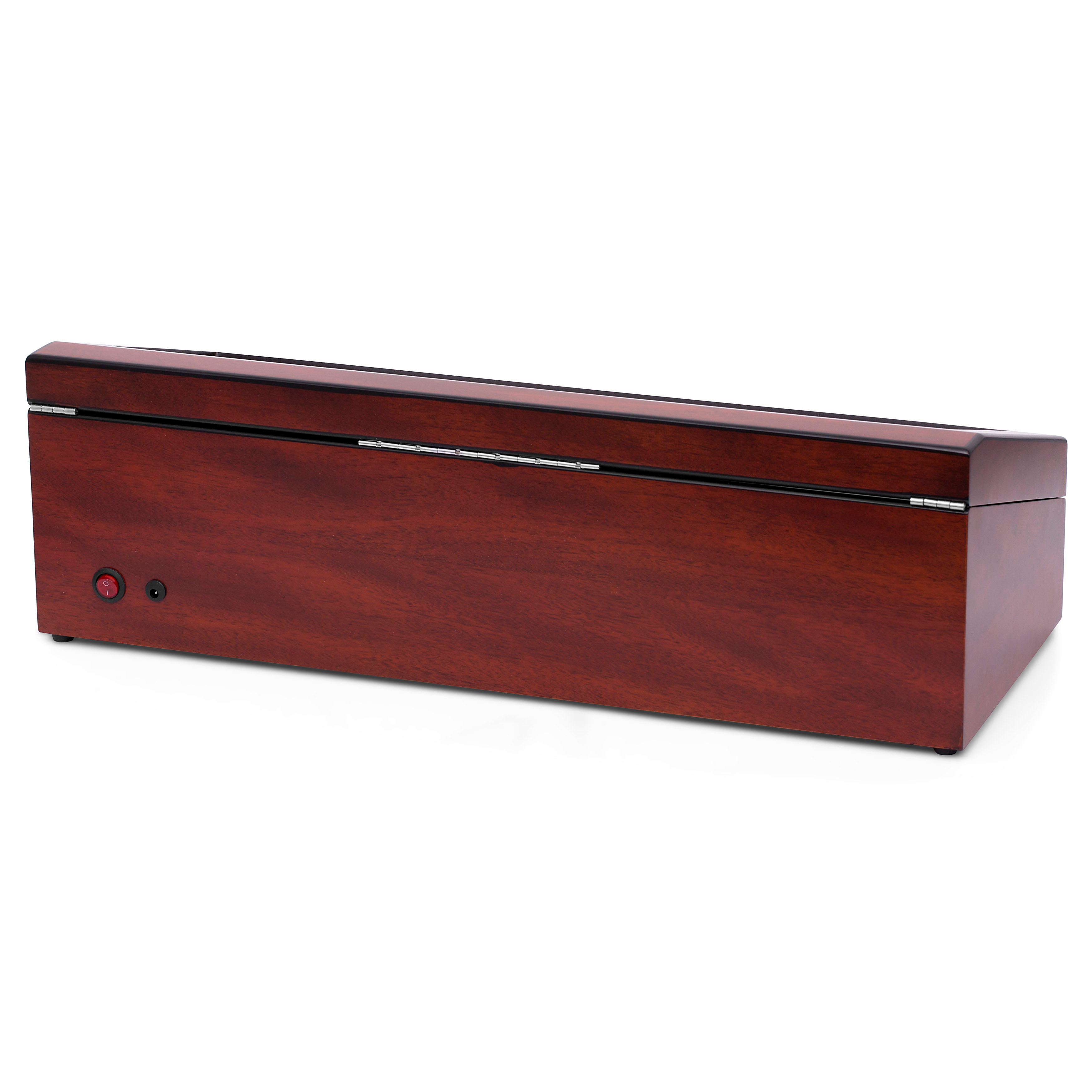 Kirsebærtre XL Klokkeopptrekker og Oppbevaringskasse - 20 Klokker - 3