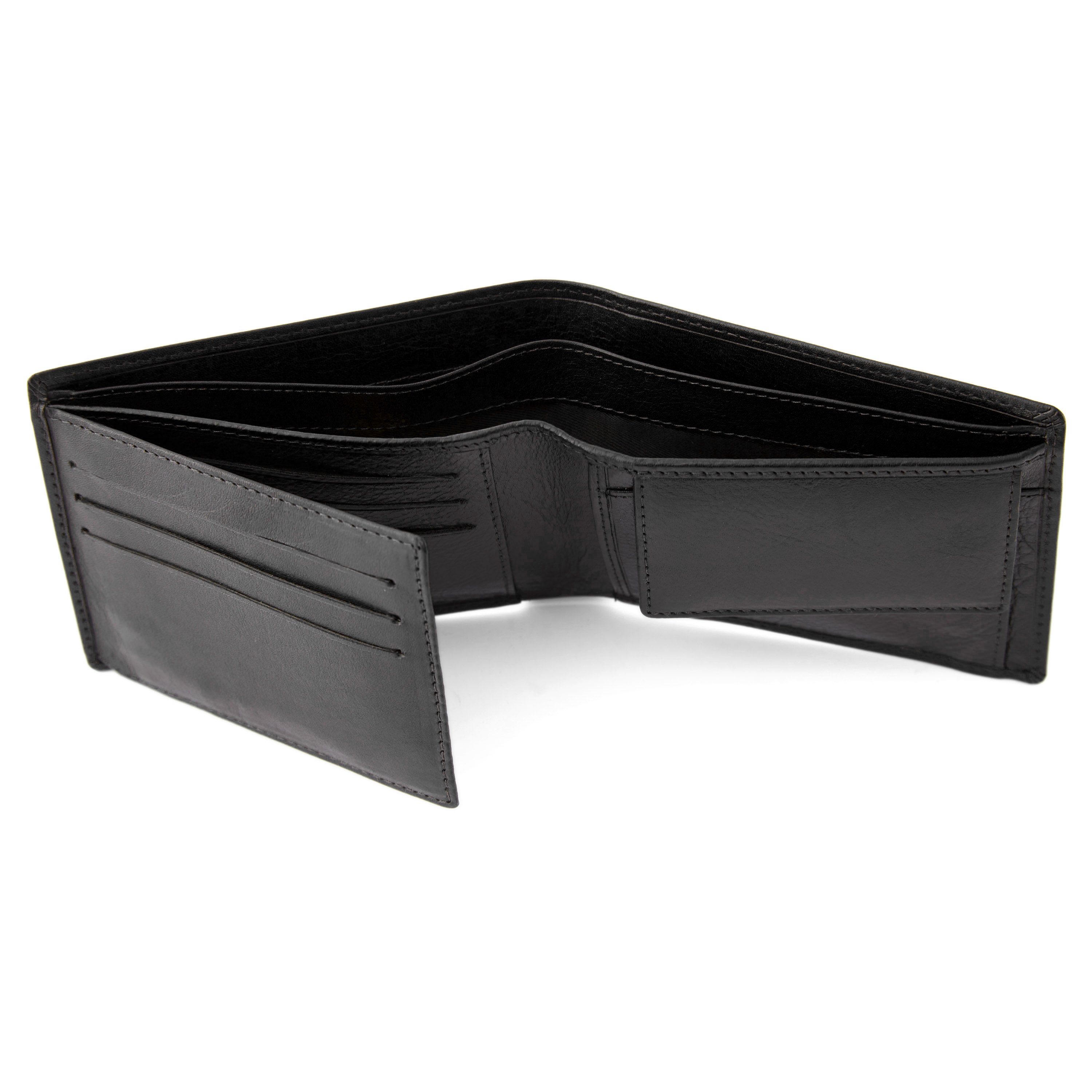 Svart Skinnlommebok - 4