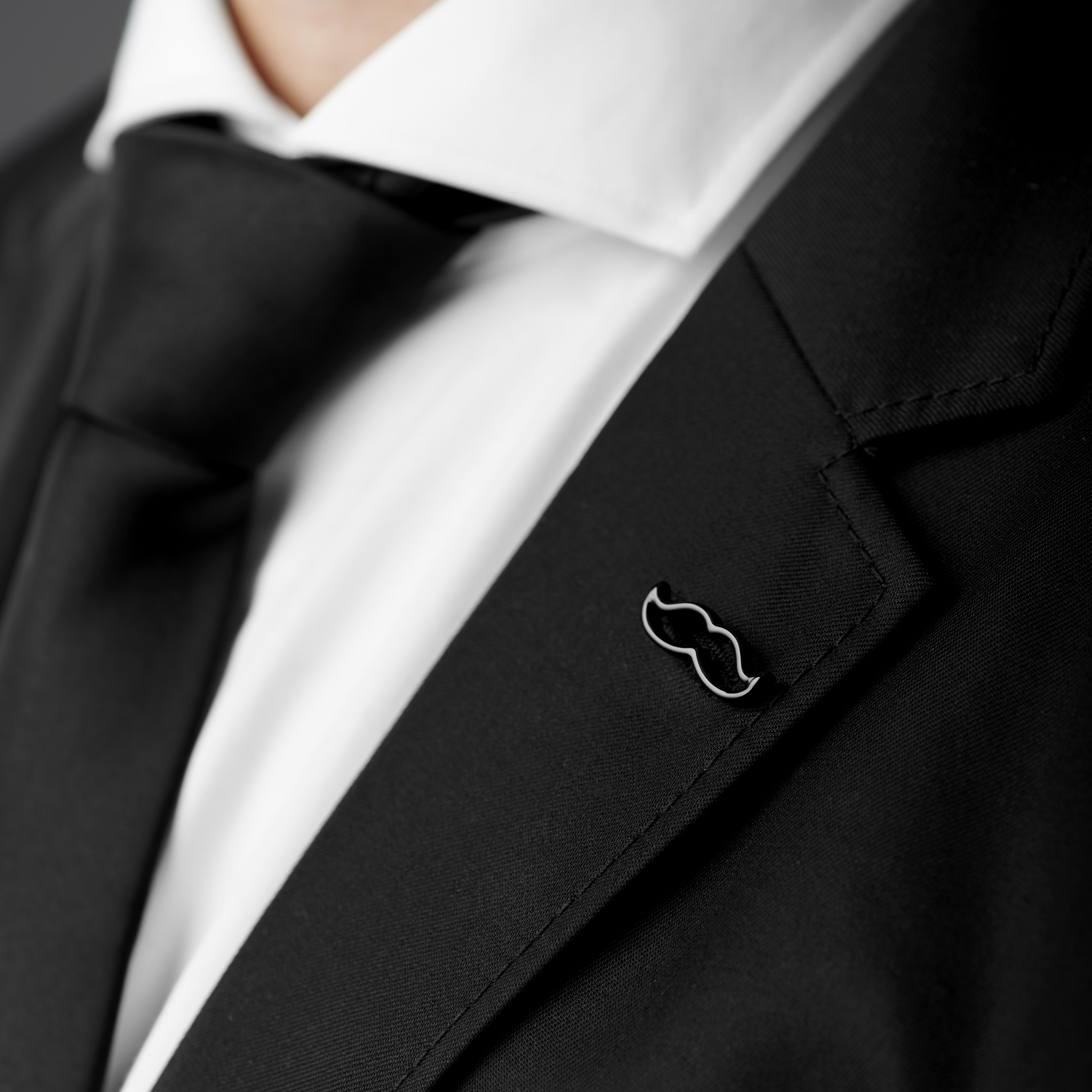 Like A Sir Svart Kavajnål - 3