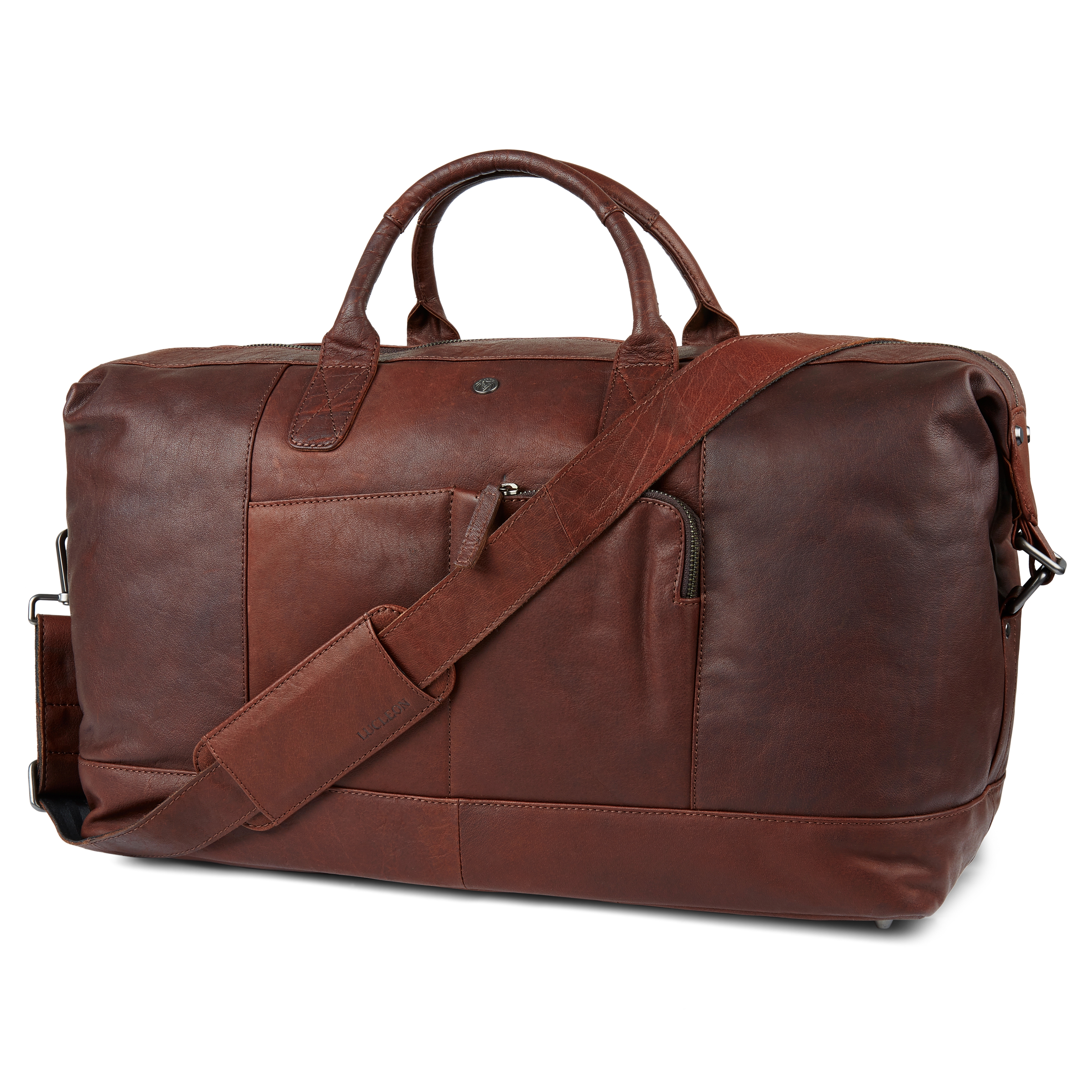 Oxford Classic Brown Duffel Leather Bag