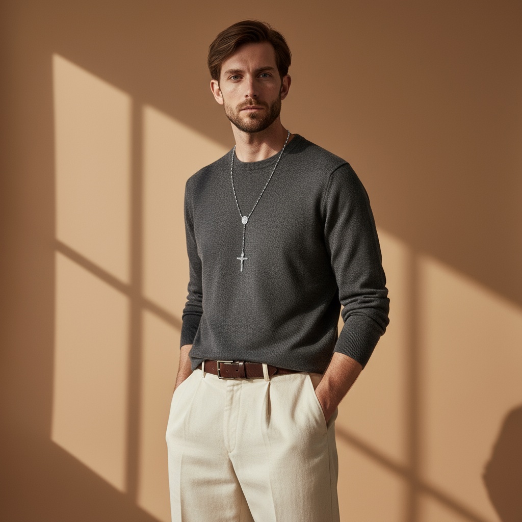 Varietas | Chapelet en perles d'acier chirurgical - 6