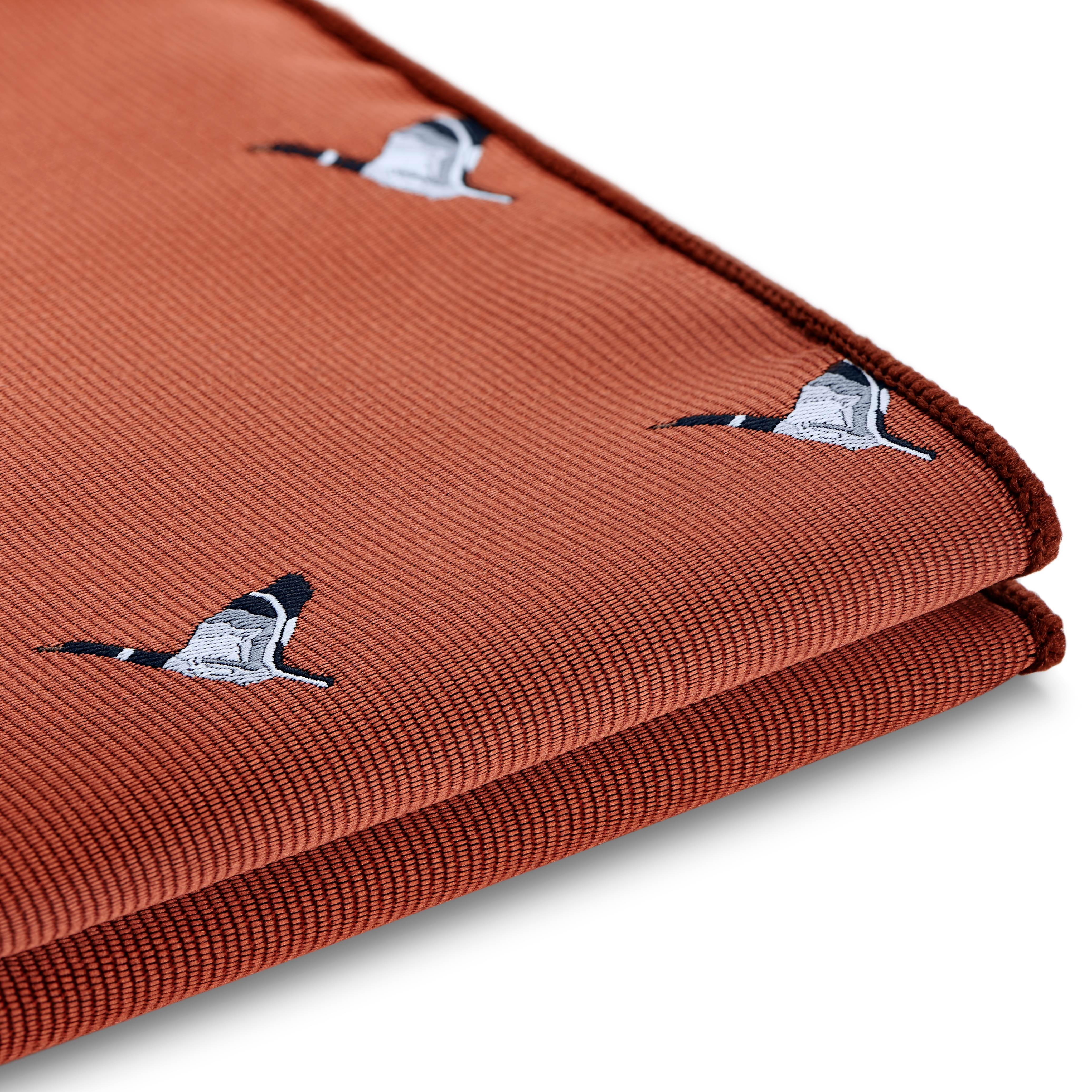 Zoikos | Red Goose Pocket Square - 3