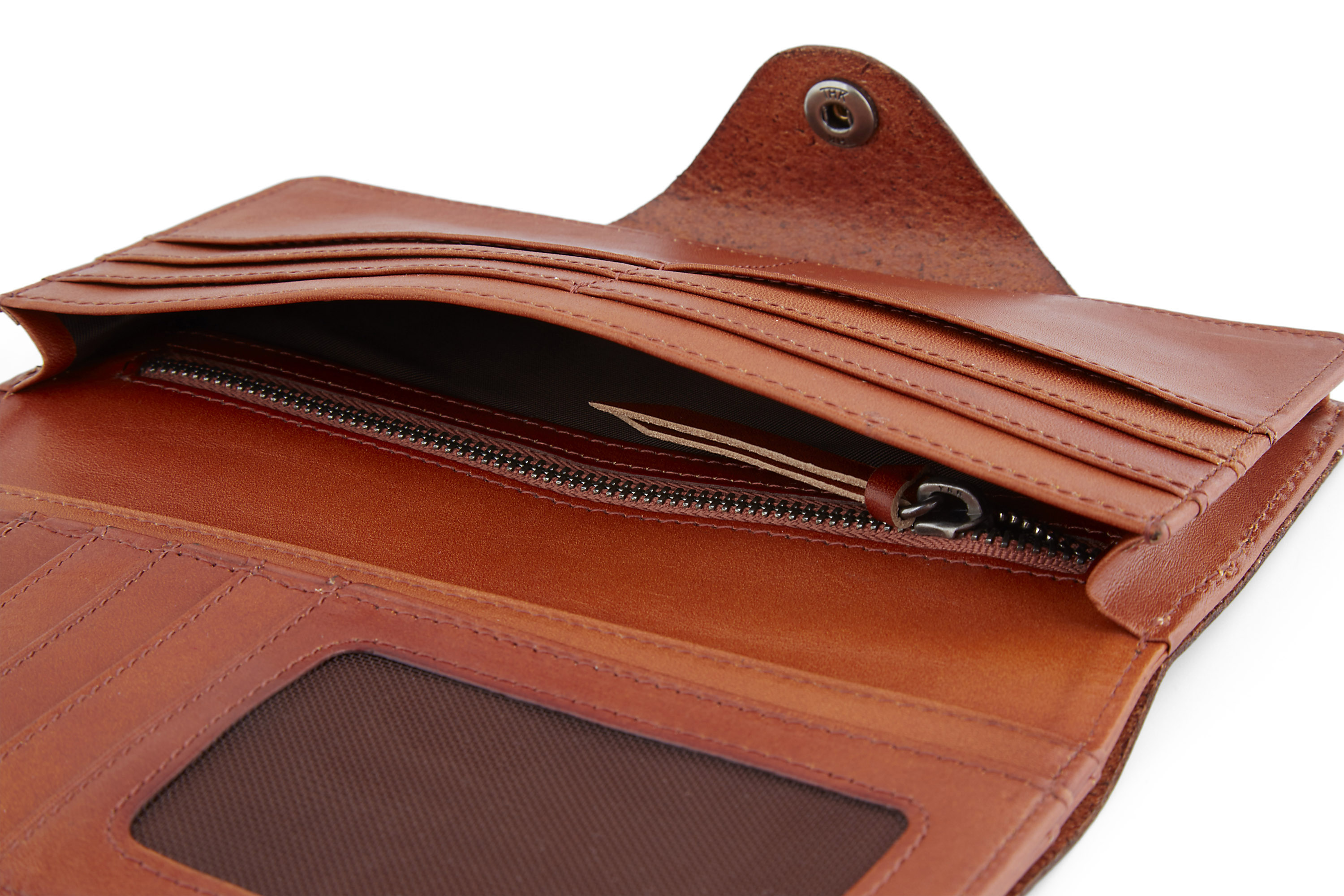 Cowboy Brown Clovis Large Leather Wallet - 7
