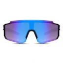 Momentum | Schwarz & blau Sport Sonnenbrille mit umschließendem Rahmen Momentum | Schwarz & blau Sport Sonnenbrille mit umschließendem Rahmen