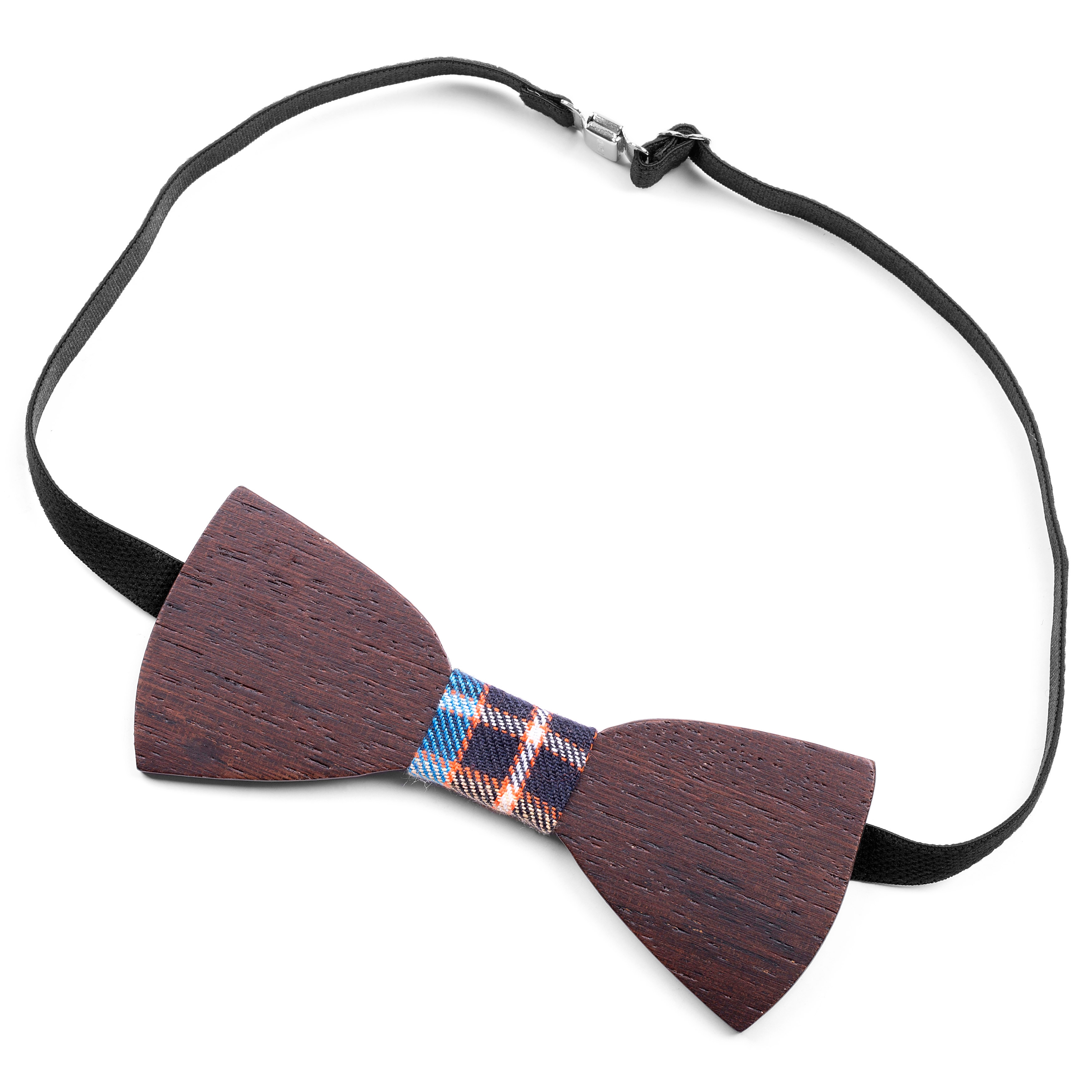 Pajarita clásica de madera de wengué - 2