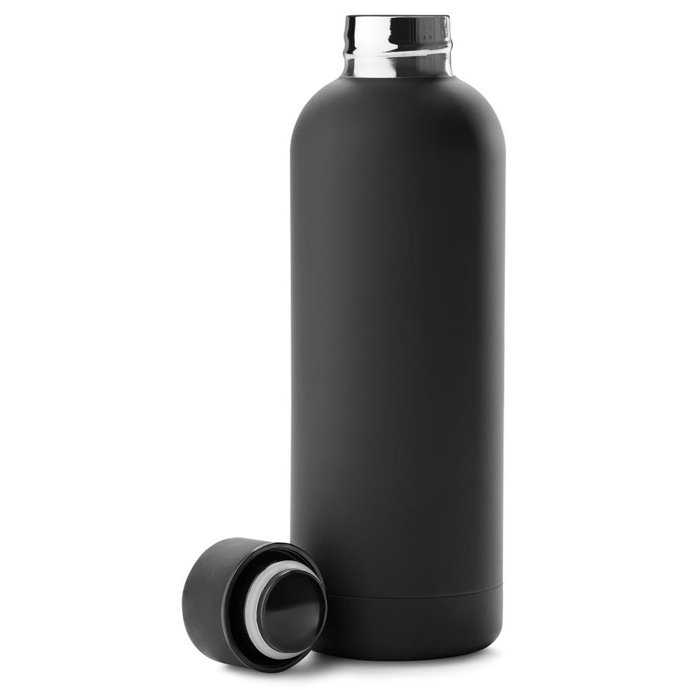 hover: Black Stainless Steel Trendhim Water Bottle hover: Black Stainless Steel Trendhim Water Bottle