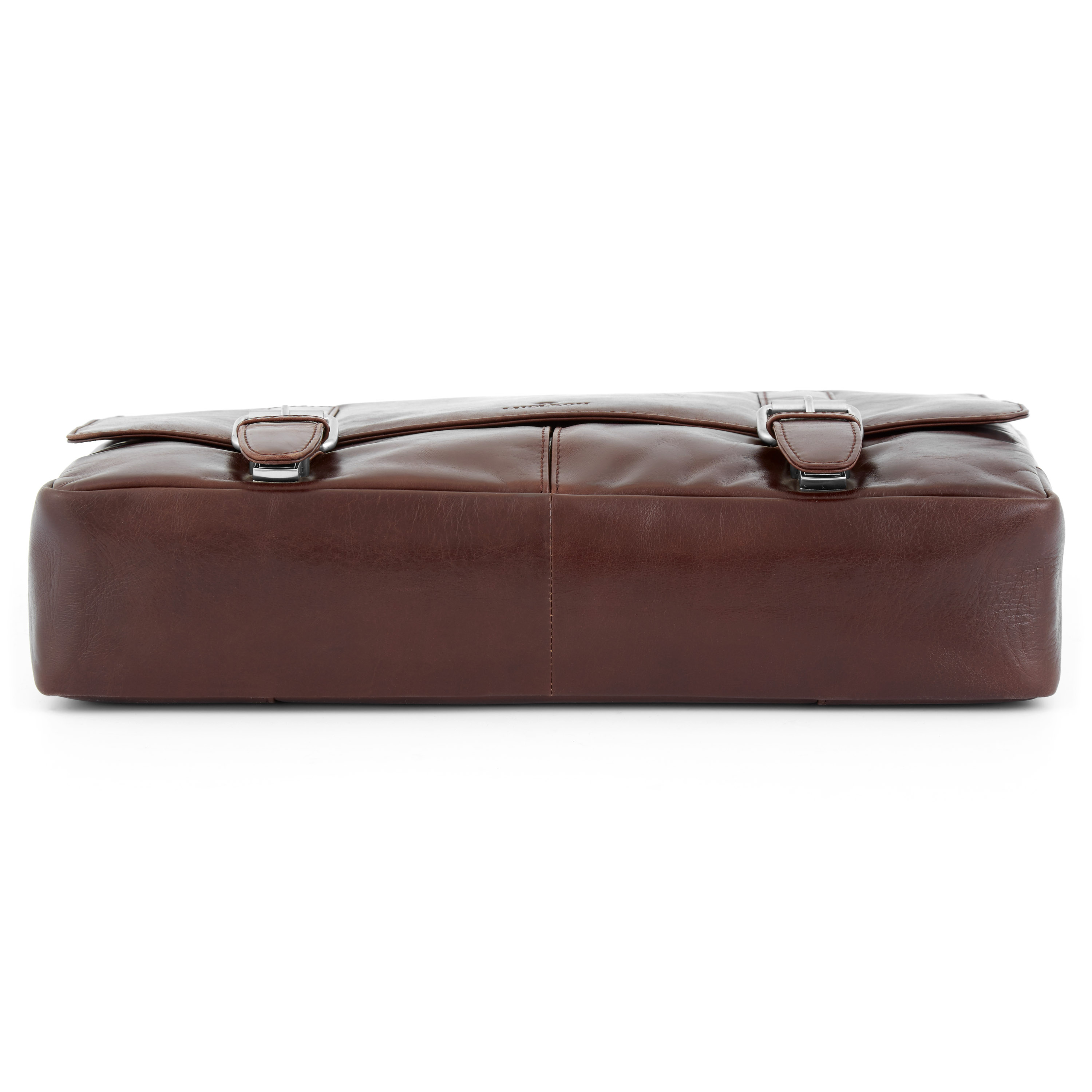 Brun Klassisk Jasper Axelremsväska i skinn - 6