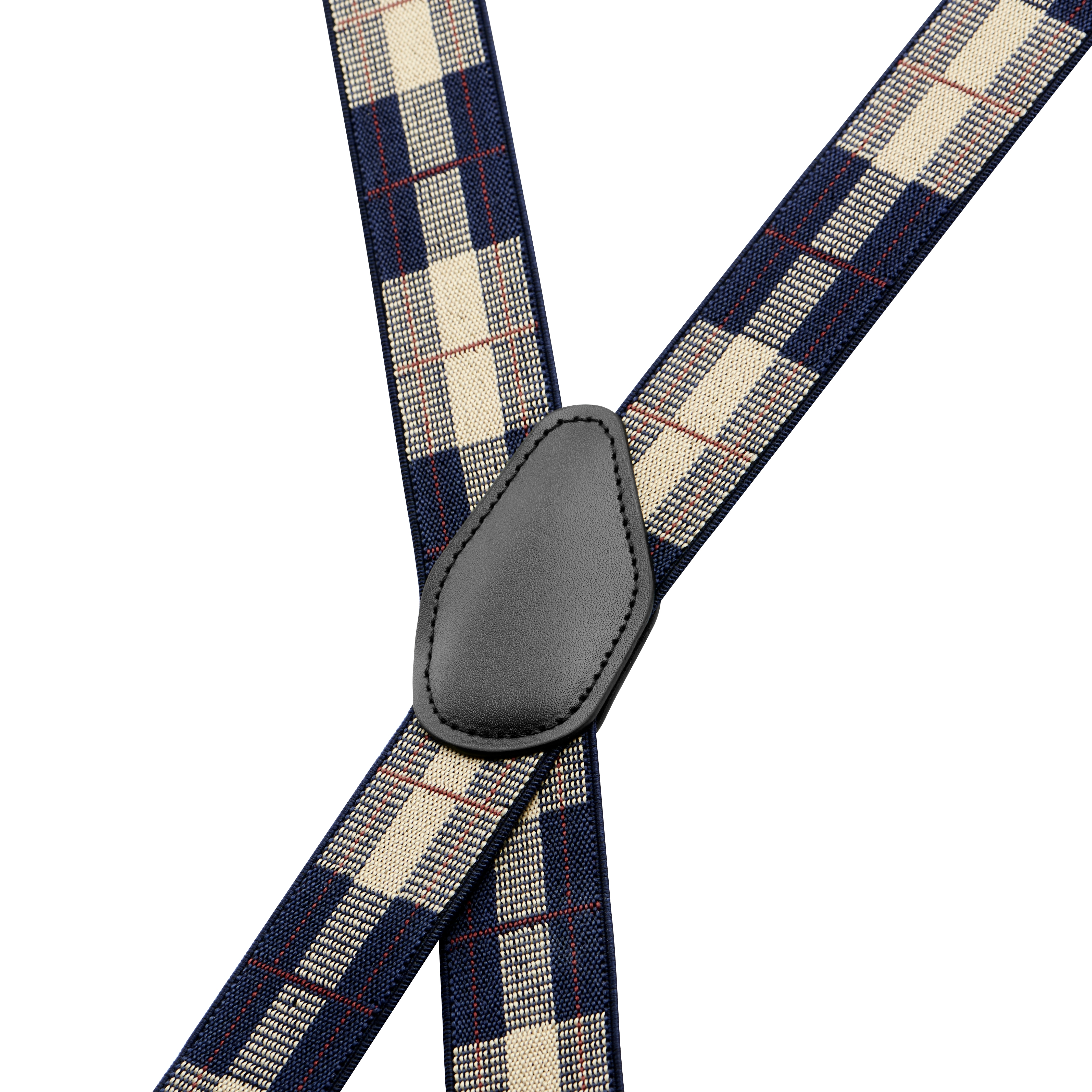 Vexel | X naramnice z mornarsko modrim karirastim vzorcem - 2