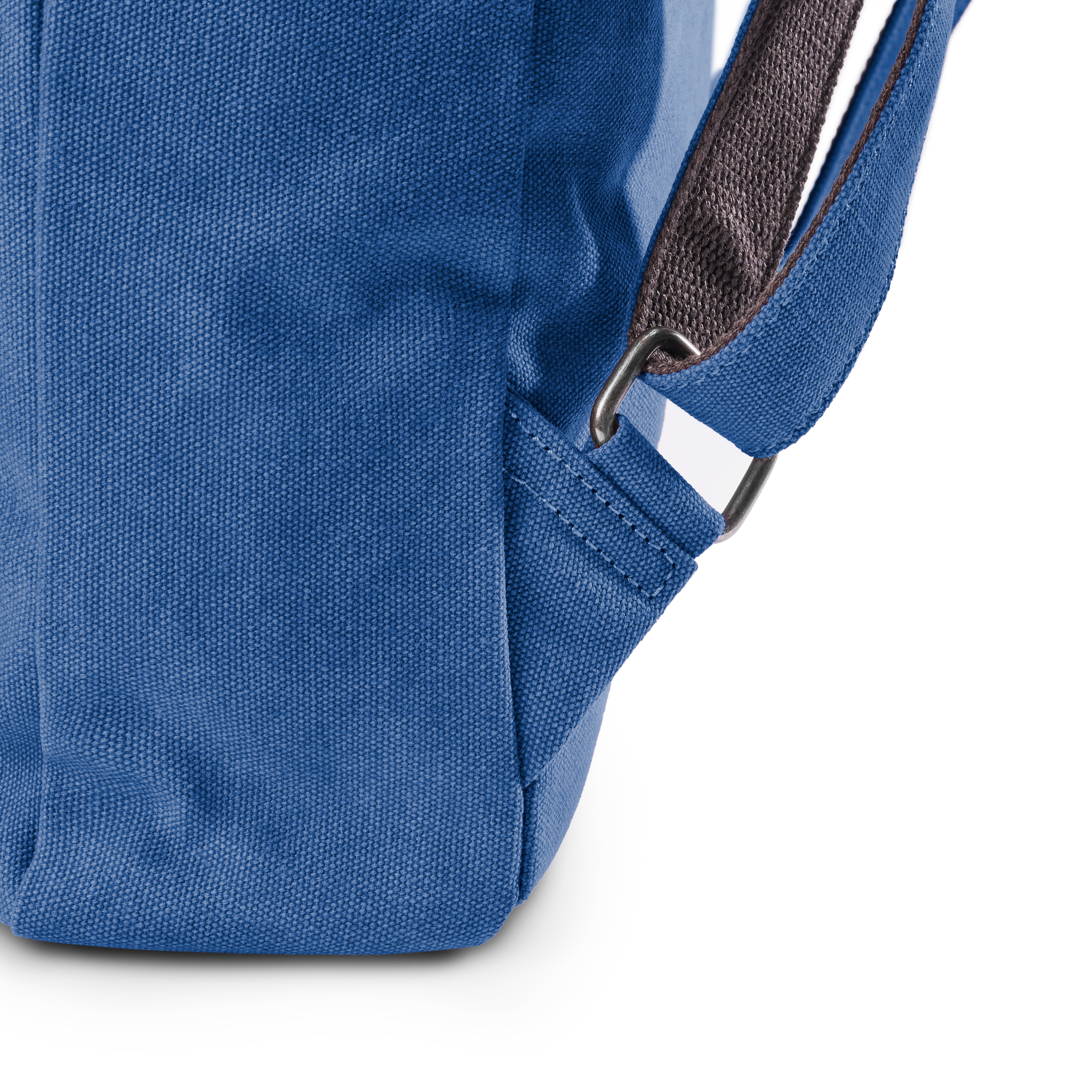 Vintage Μπλε Navy Σακίδιο Πλάτης (Backpack) από Δέρμα & Καμβά - 10