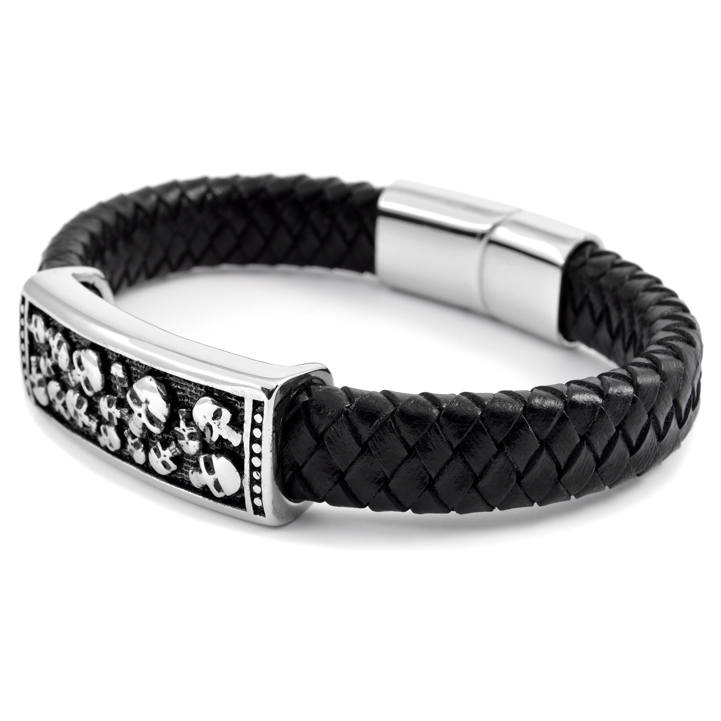 Skull Leather Bracelet - 2