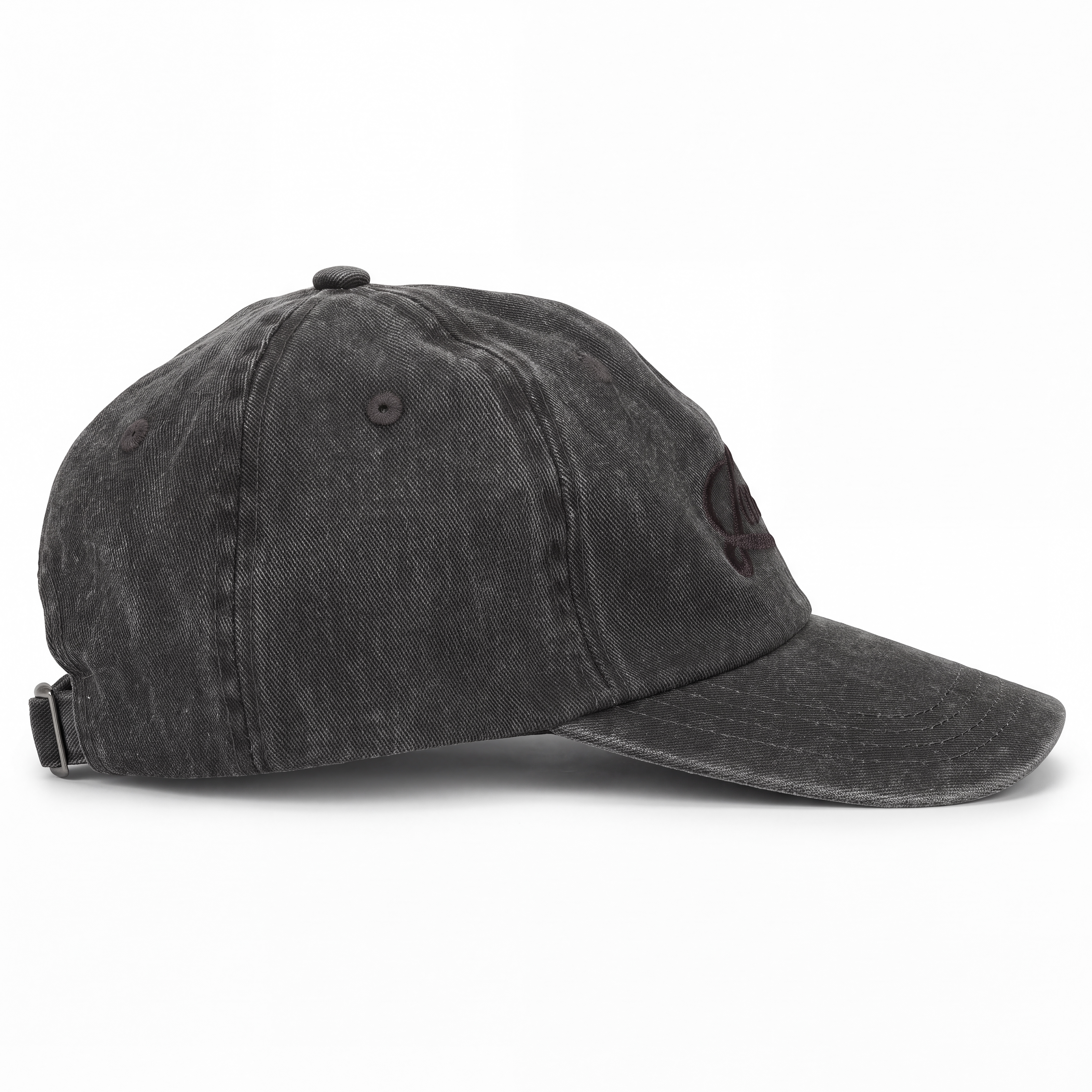 Les Deux | Black Swirl Dad Cap - 2