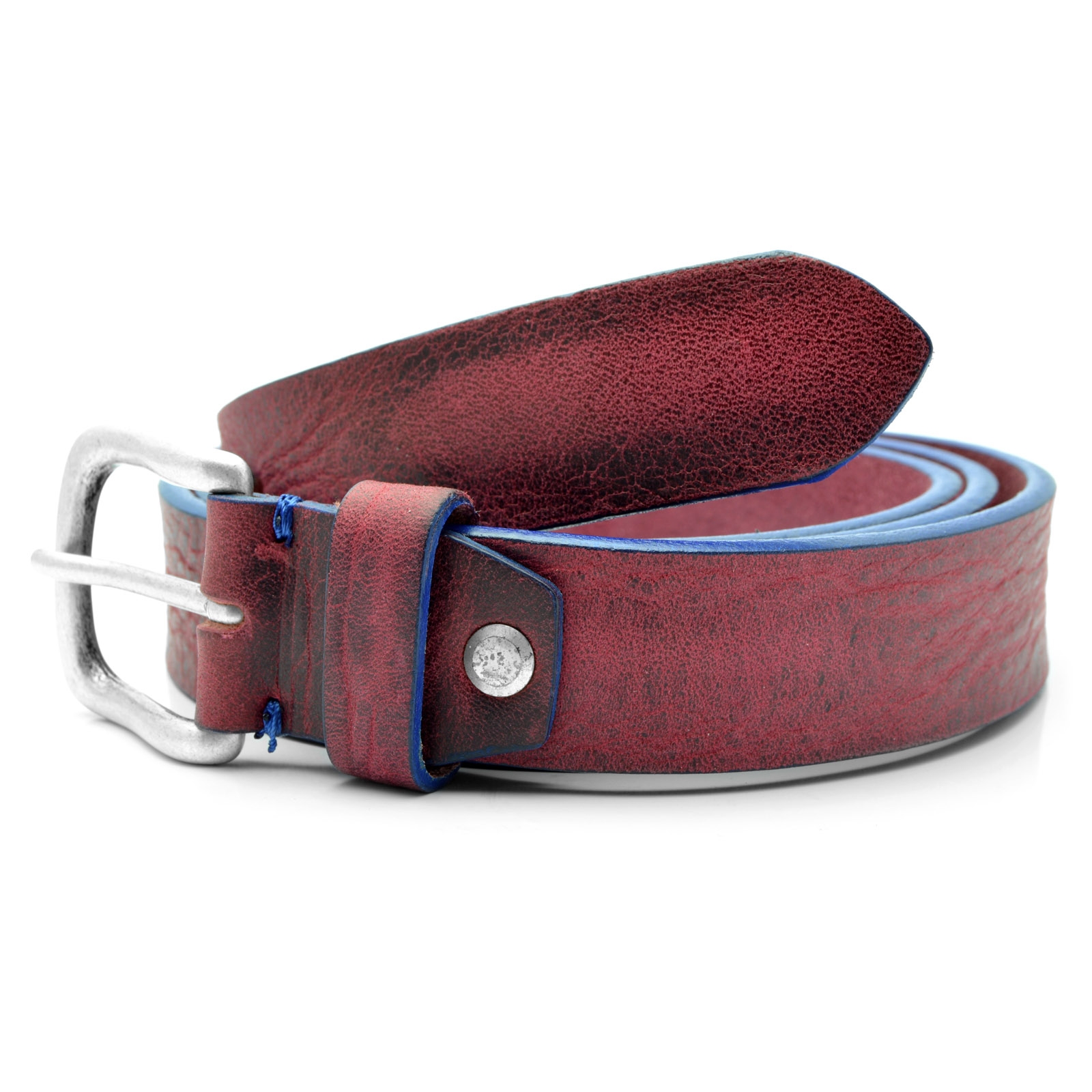 Rødt Læderbælte - 2