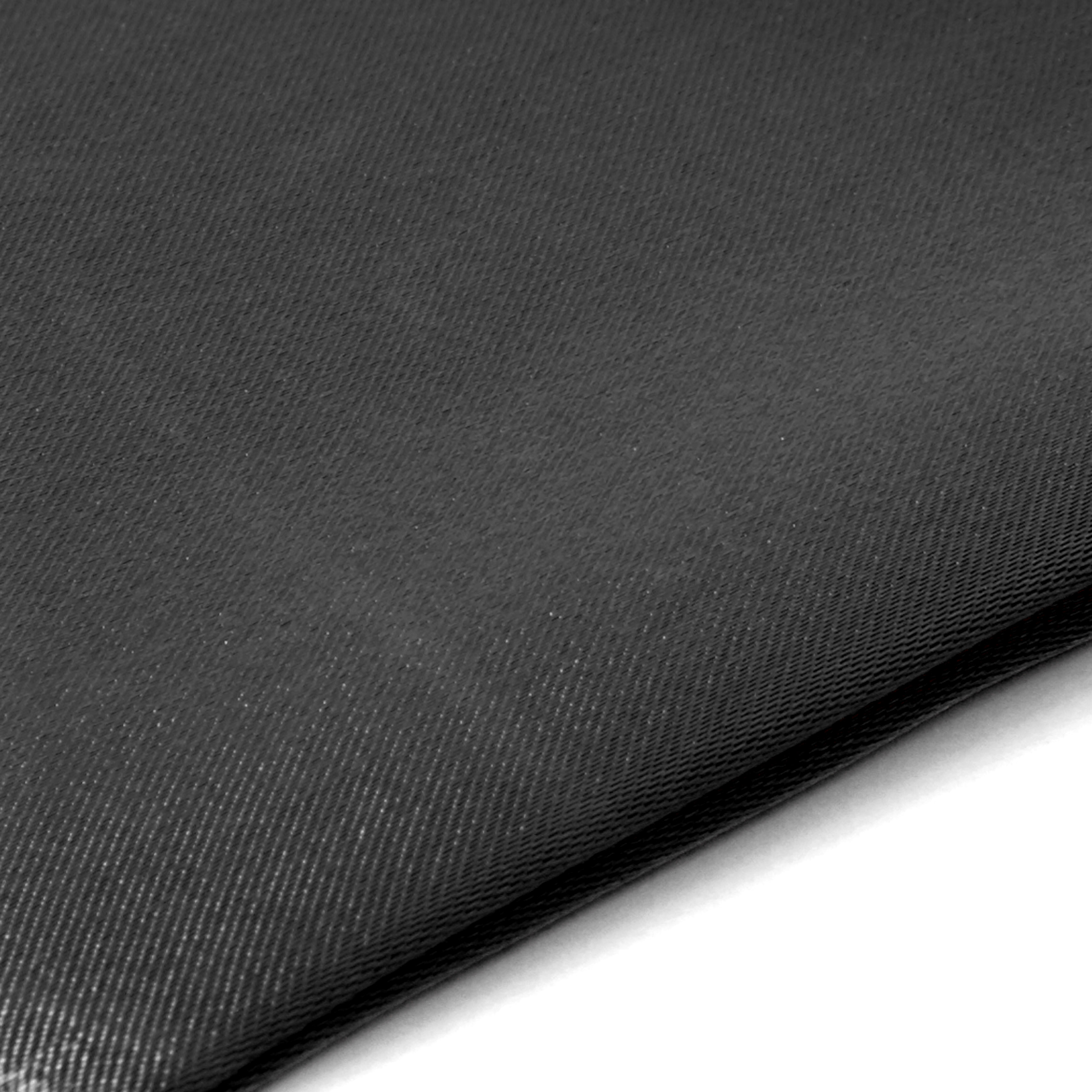 Shiny Black Basic Pocket Square - 2