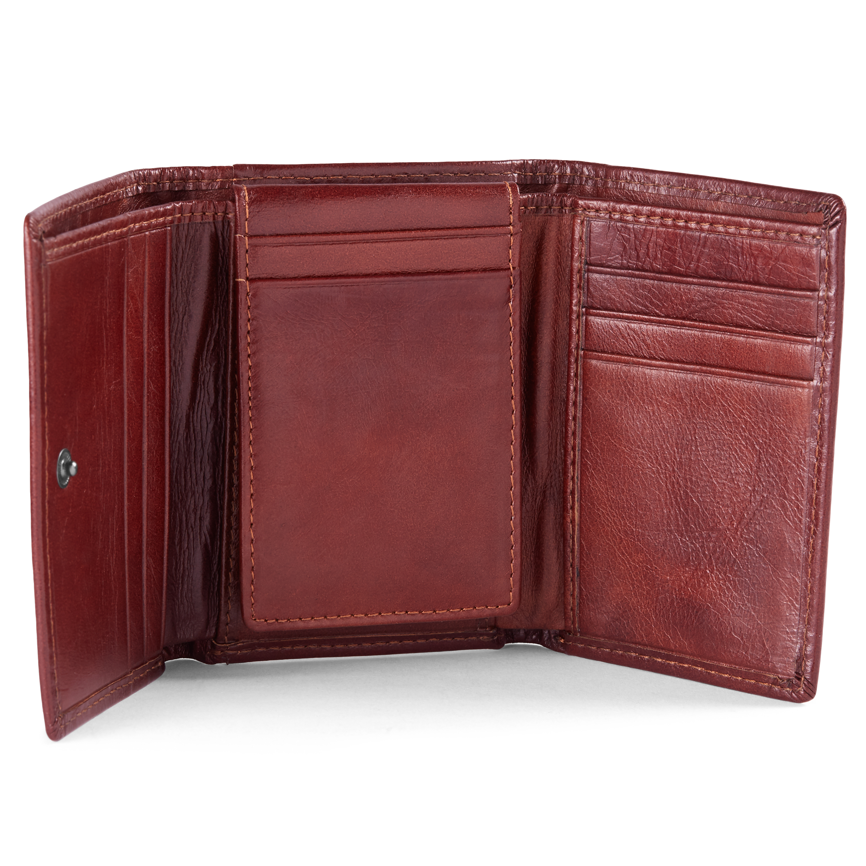 Brun Tegnebog i Ægte Læder - 2