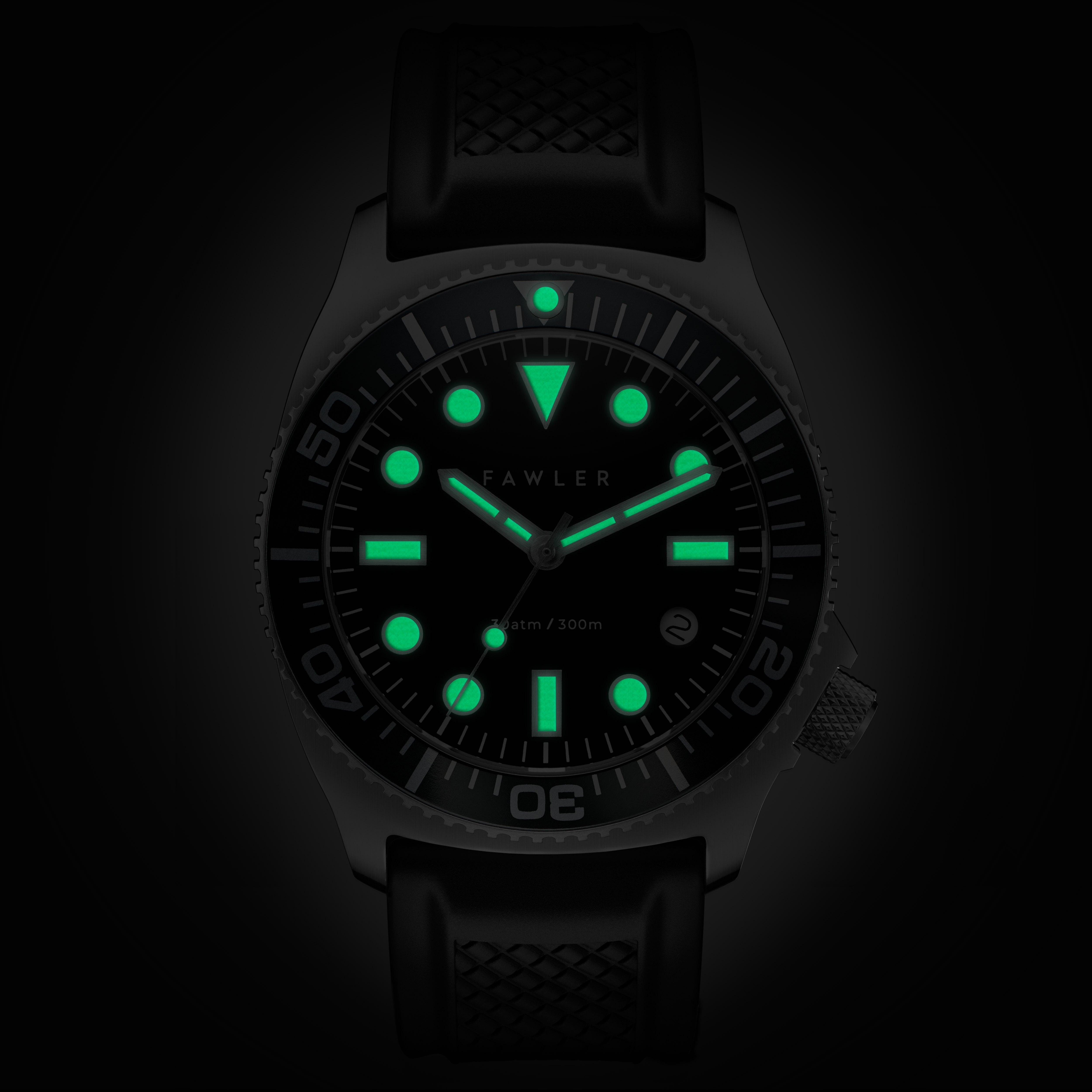 Alon | Schwarze Edelstahl-Tauchuhr - 2