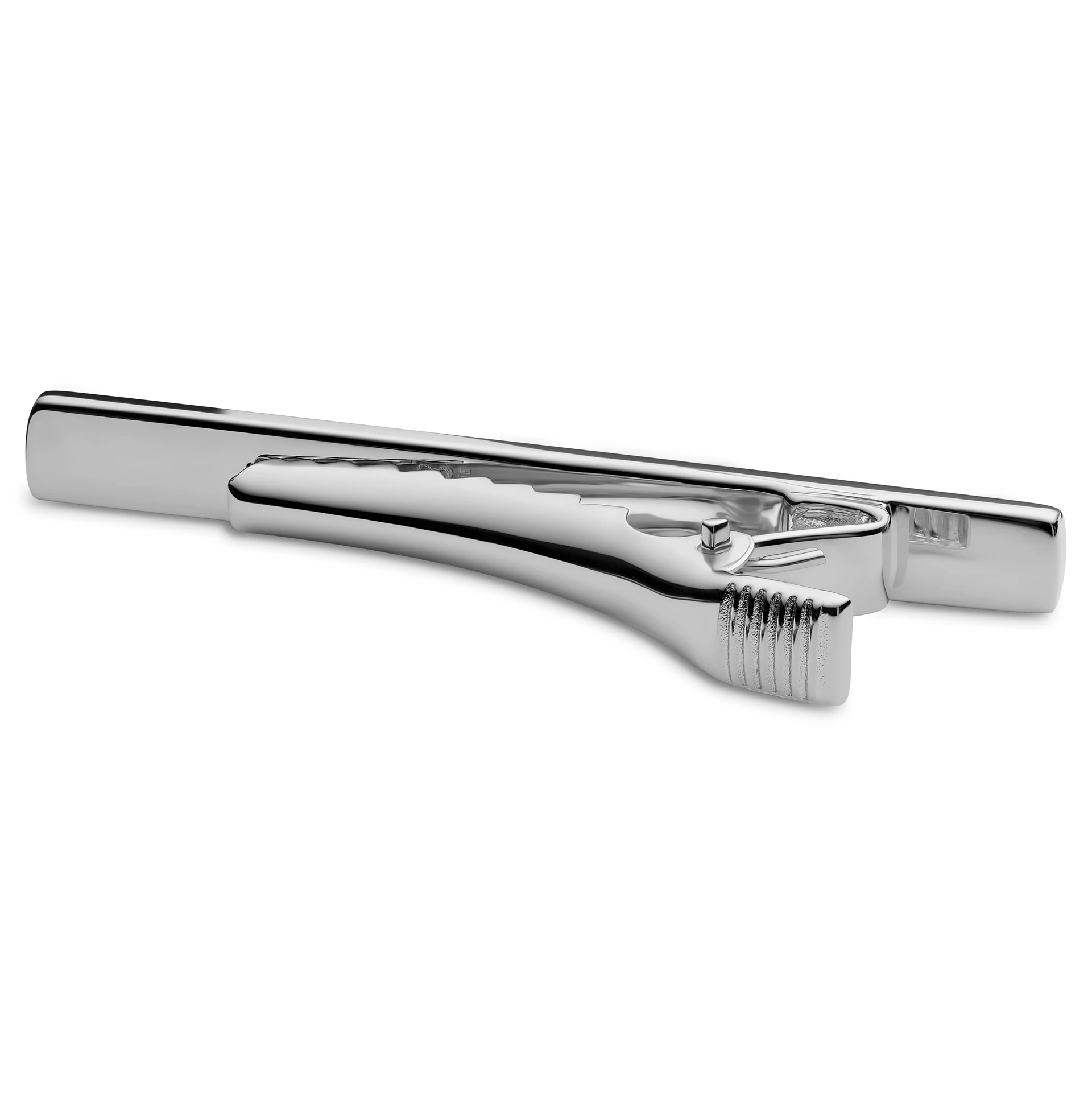 Classic 925s Silver Tie Clip - 6
