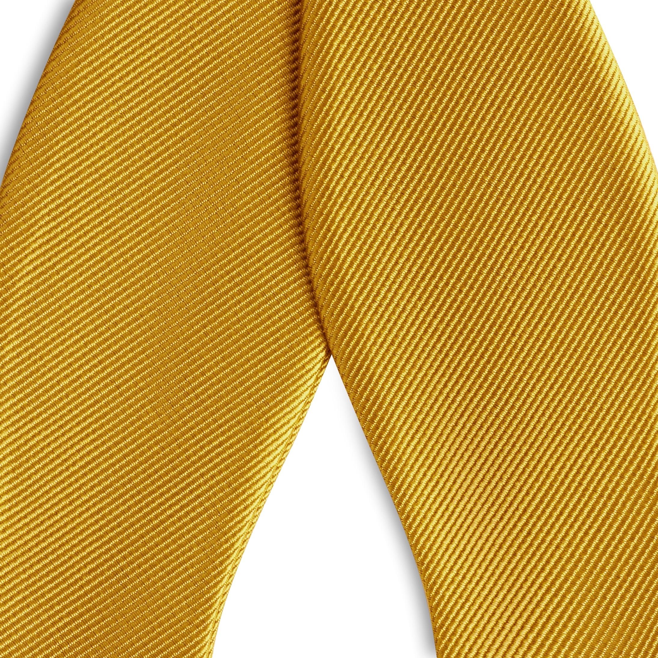 Golden Brown Self-Tie Grosgrain Diamond Tip Bow Tie - 2