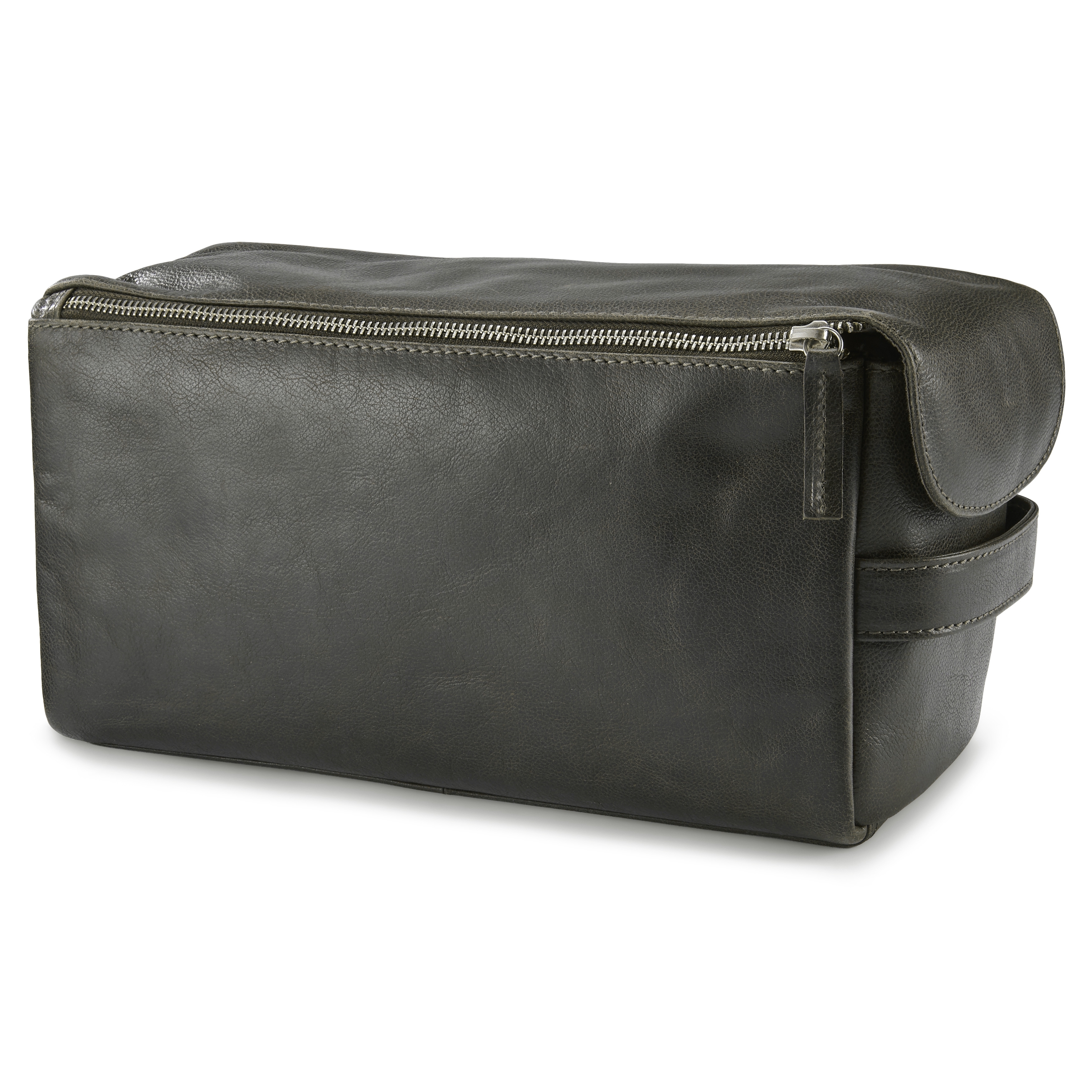 Neceser de cuero gris oscuro Licio XL - 1