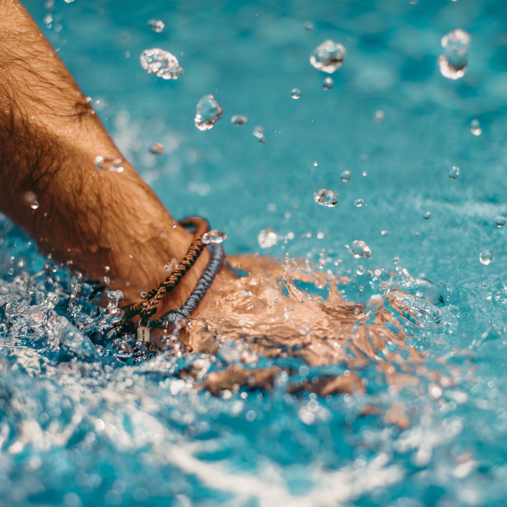 Pulsera marrón con plata 925 Astor  - 6