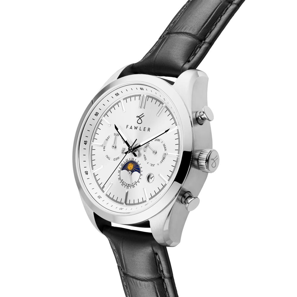 hover: Perseus | Silver-Tone Automatic Day/Night Watch hover: Perseus | Silver-Tone Automatic Day/Night Watch