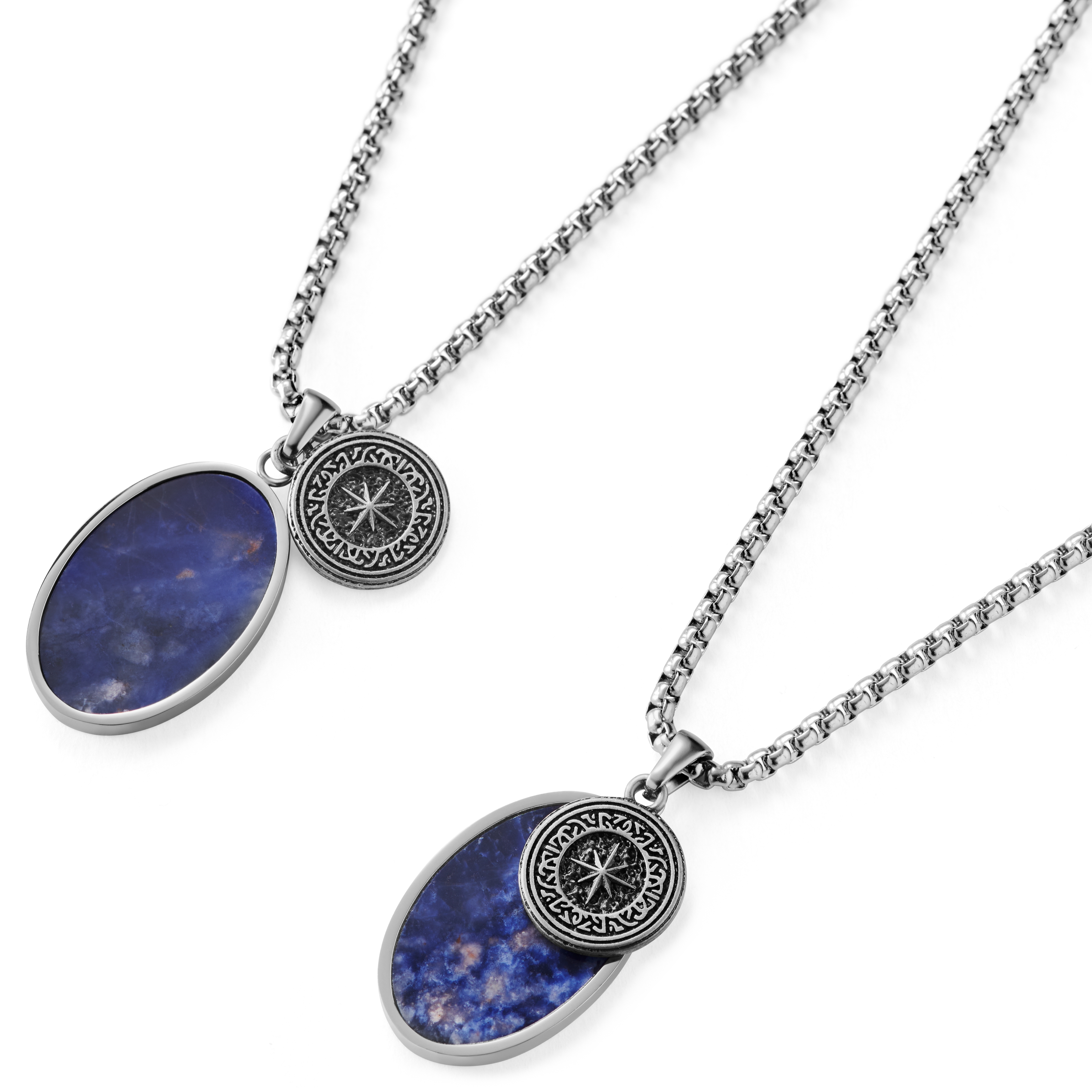 Collier Orisun Atlas à pierre sodalite - 6