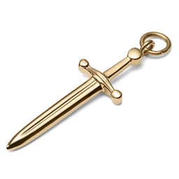 Gold-Tone Sword Charm