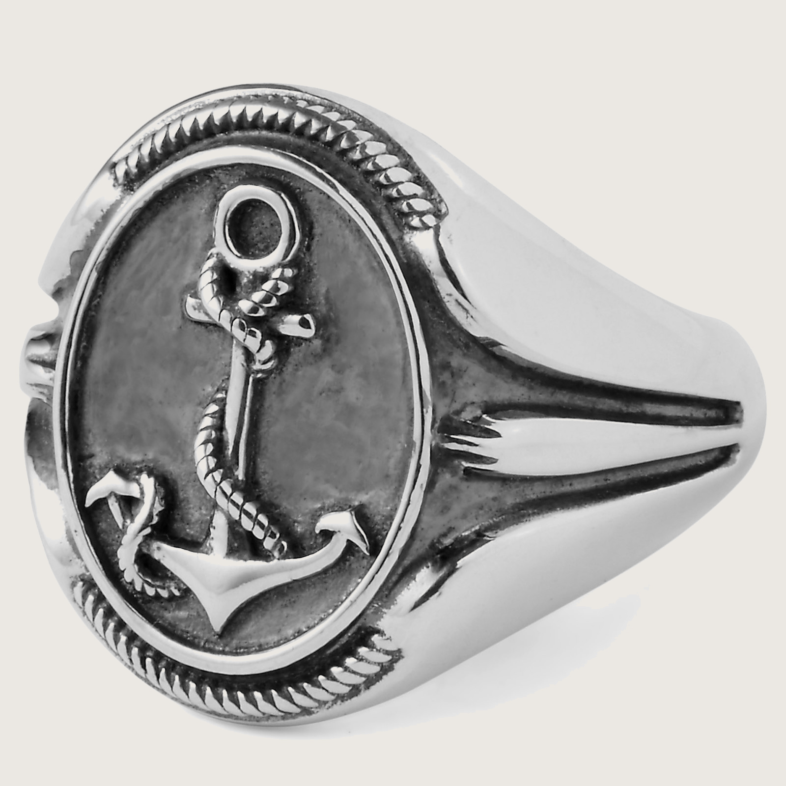 925 Sterling Silver Sailor Tribute Signet Ring | In stock 925 Sterling Silver Sailor Tribute Signet Ring | In stock