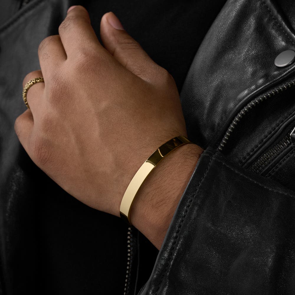 hover: Gold-Tone Cuff Bracelet hover: Gold-Tone Cuff Bracelet