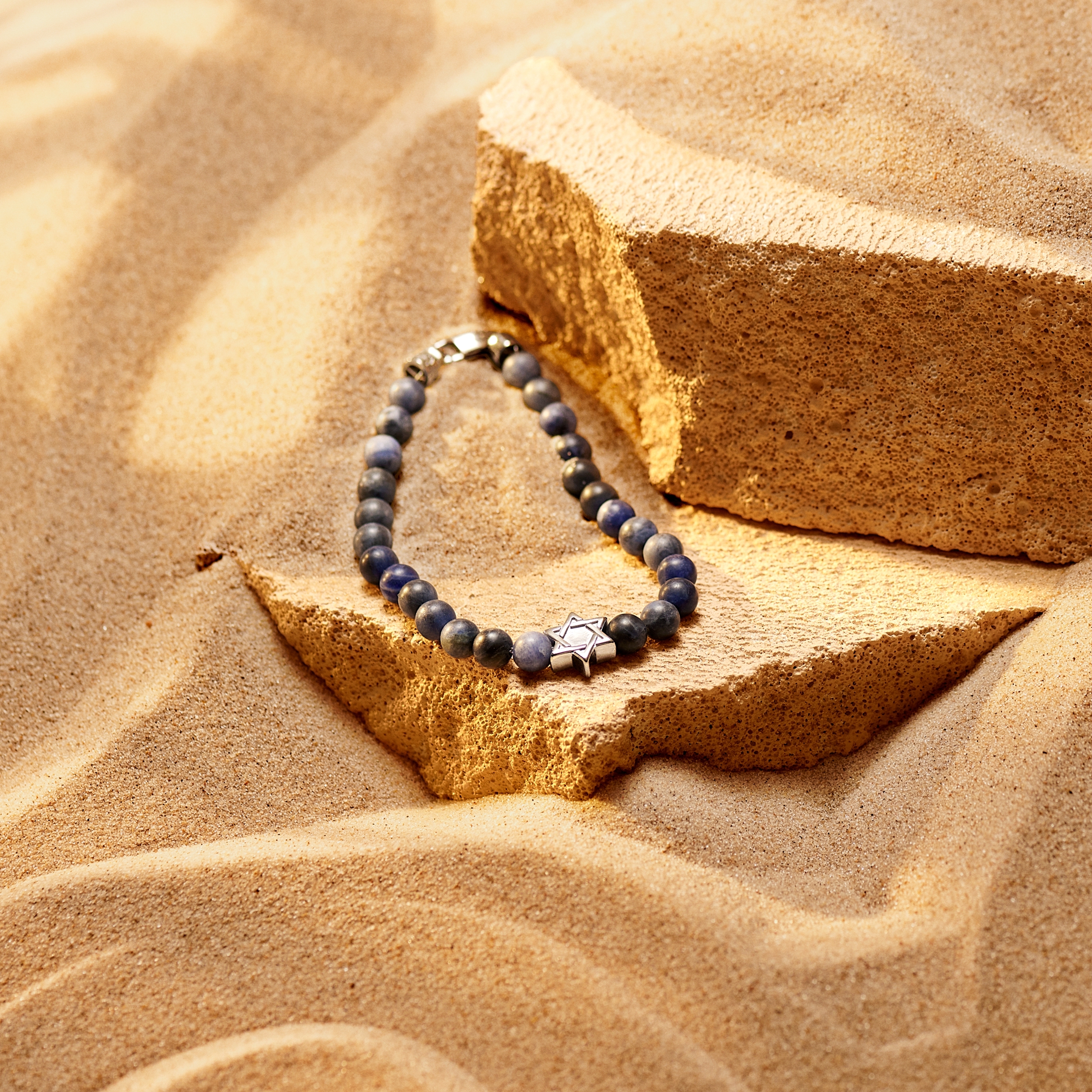 Unity | Lapis Lazuli-armband med Davidsstjärna - 2