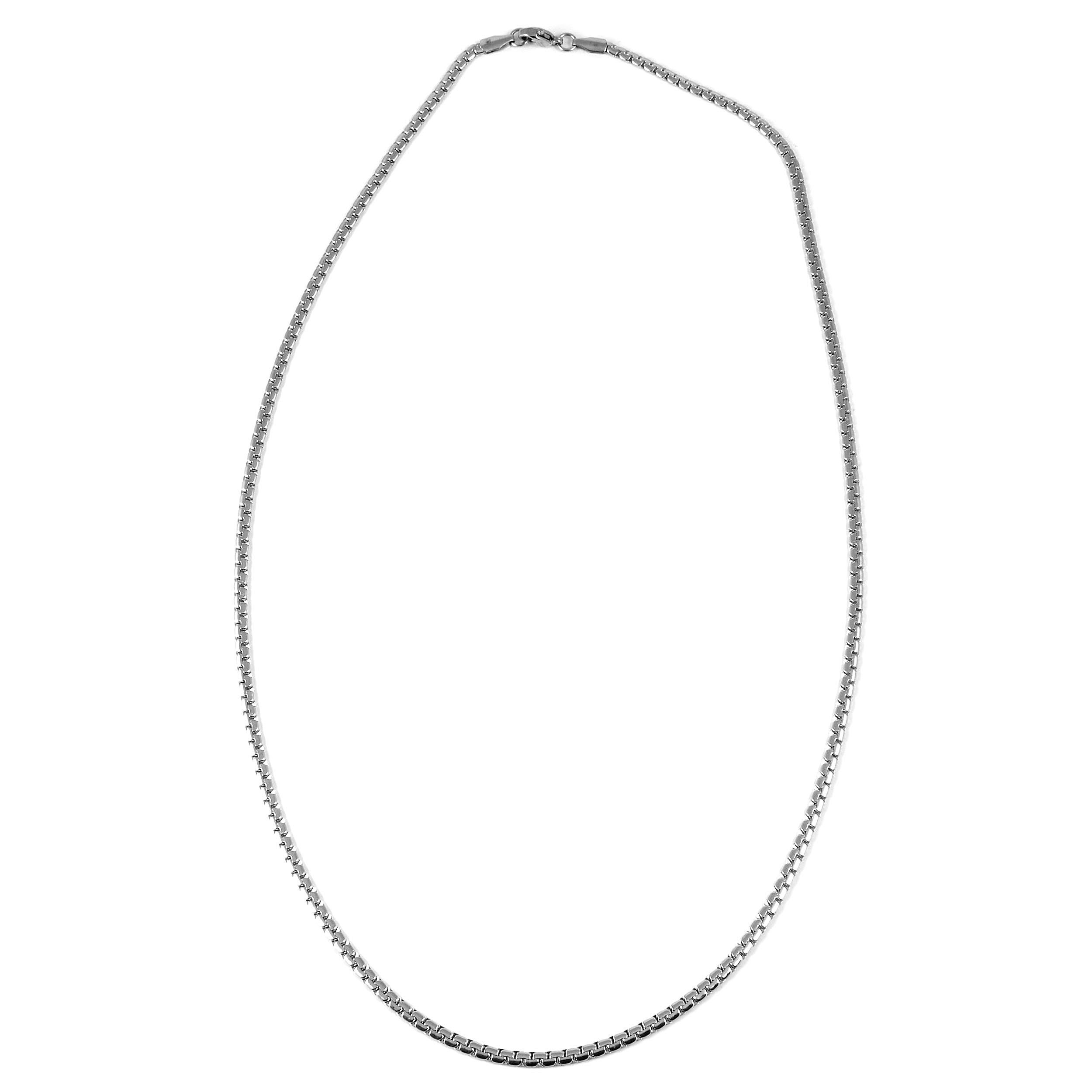 3mm Flad Stålhalskæde - 4