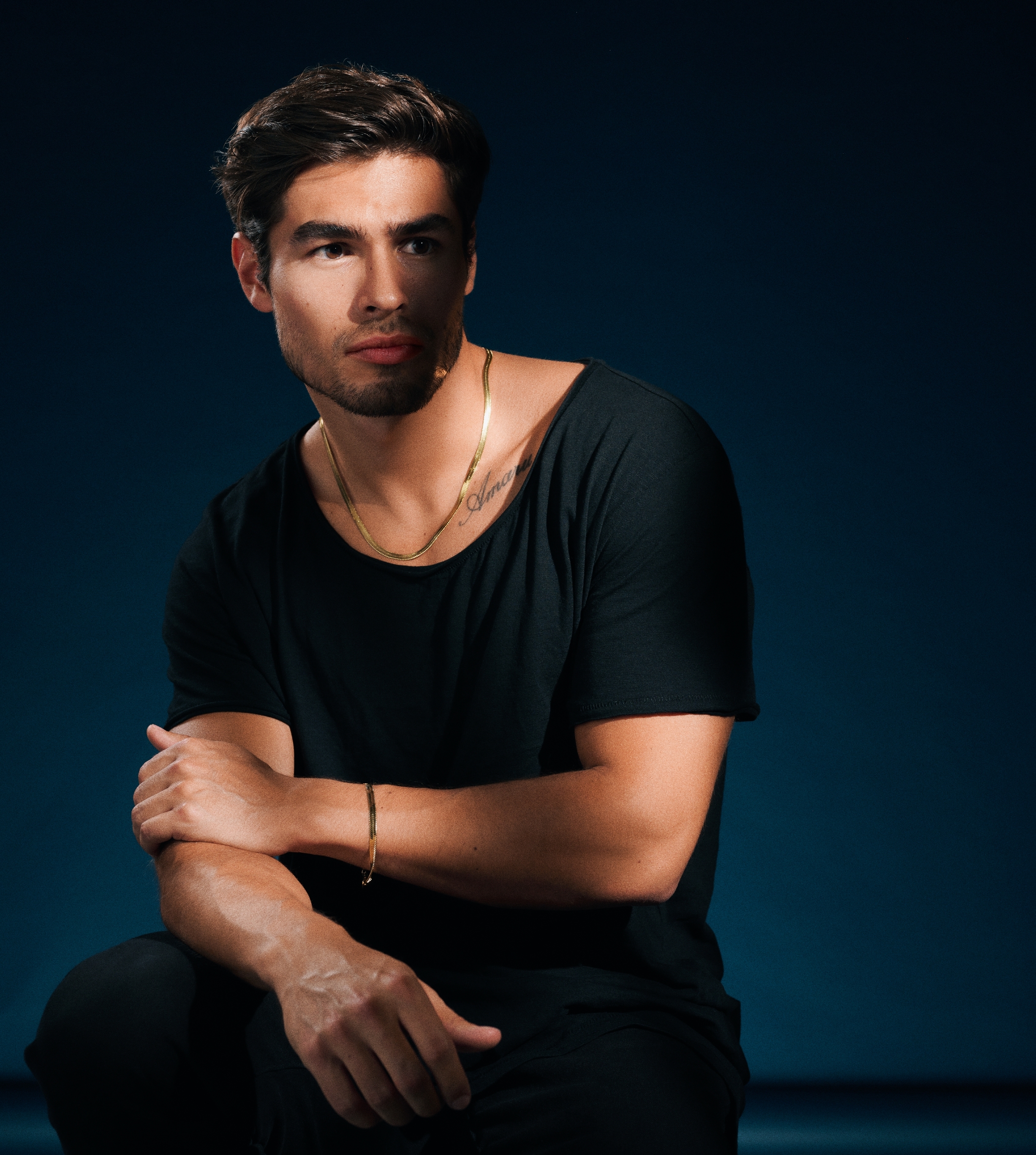 Essentials | 5 mm Gold-Tone Herringbone Chain Necklace - 2