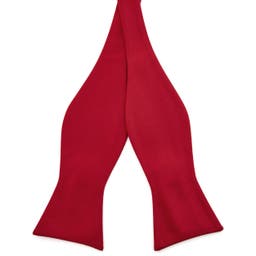 XL Cherry Red Self-Tie Bow Tie