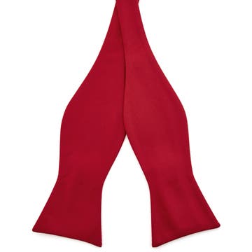 XL Cherry Red Self-Tie Bow Tie