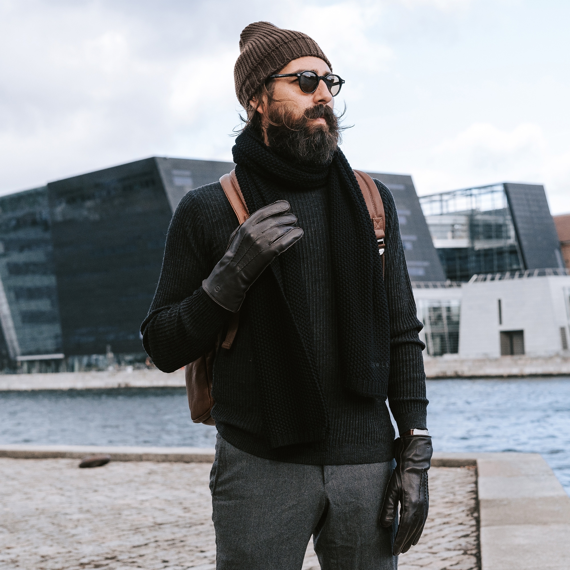 Keenan Braune Merino Kane Beanie - 5