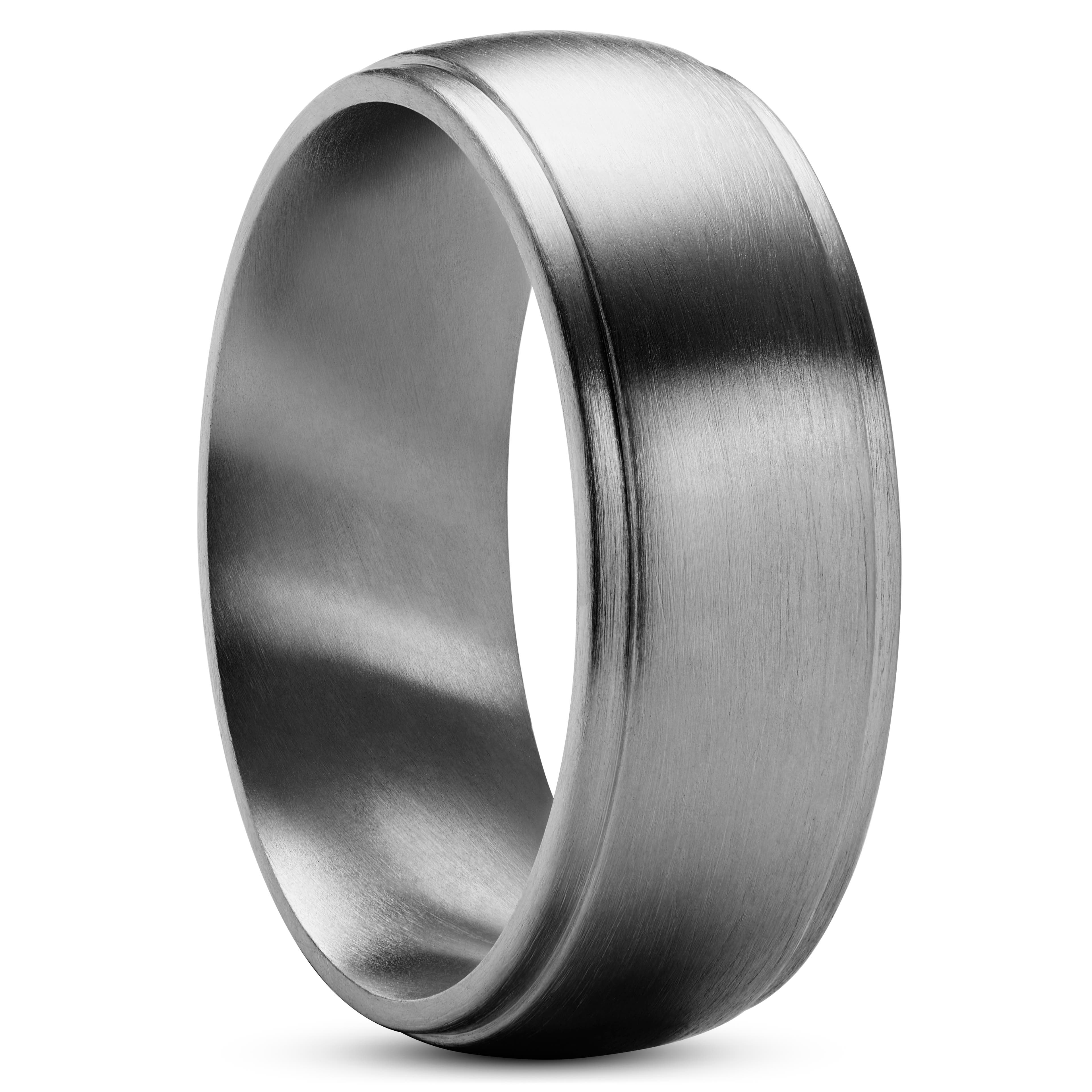 Aesop Louis Zilverkleurige Titanium Ring