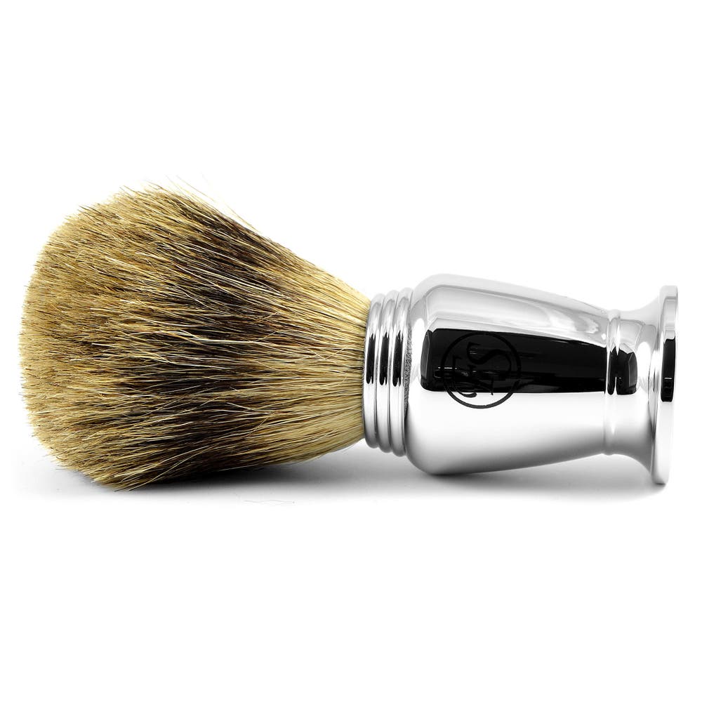 hover: Chromowany pędzel do golenia Pure Badger hover: Chromowany pędzel do golenia Pure Badger