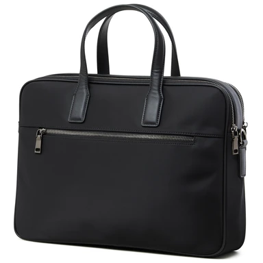 Fibron | Schwarze Laptop-Tasche aus Mikrofaser Fibron | Schwarze Laptop-Tasche aus Mikrofaser
