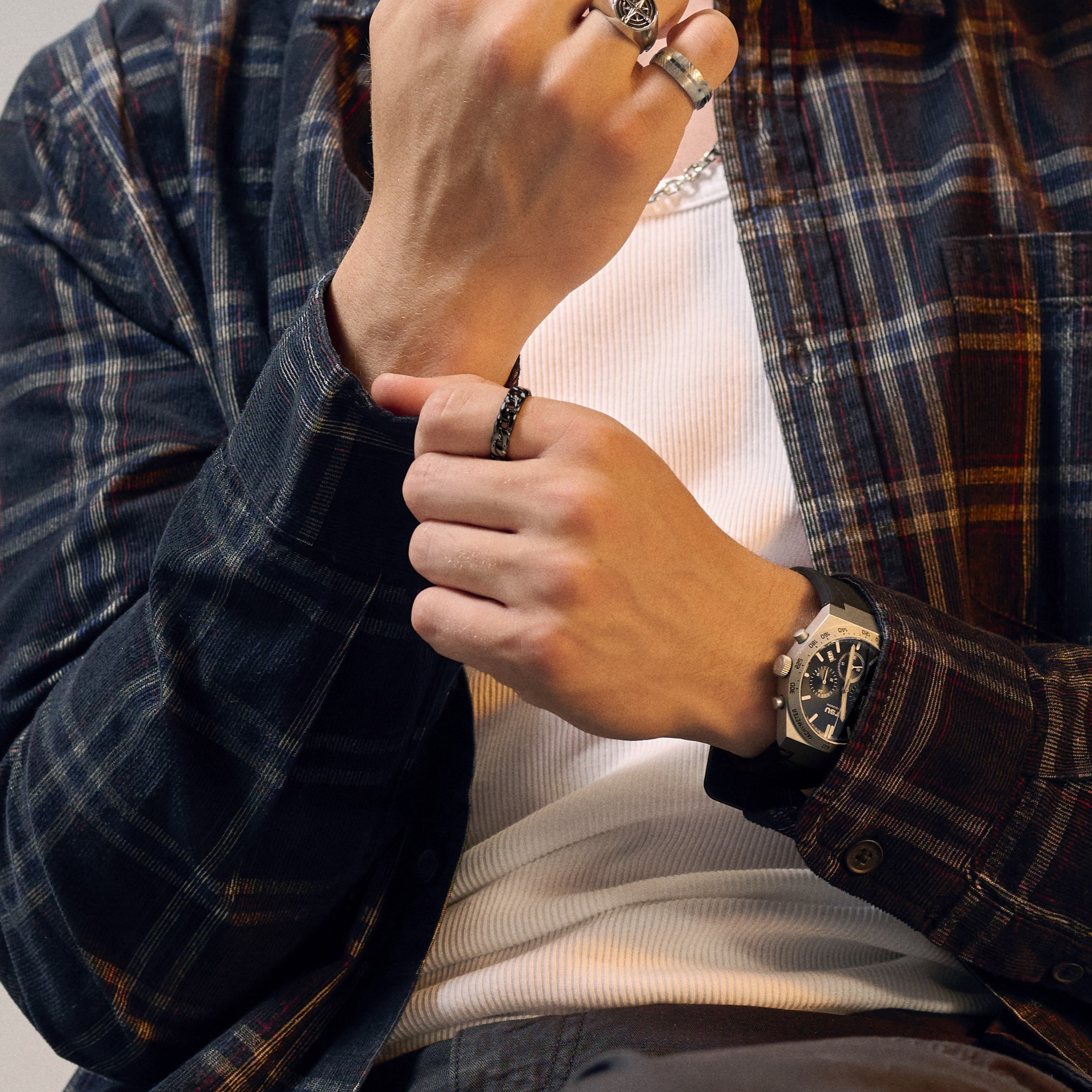 Черен пръстен Aiden - 3