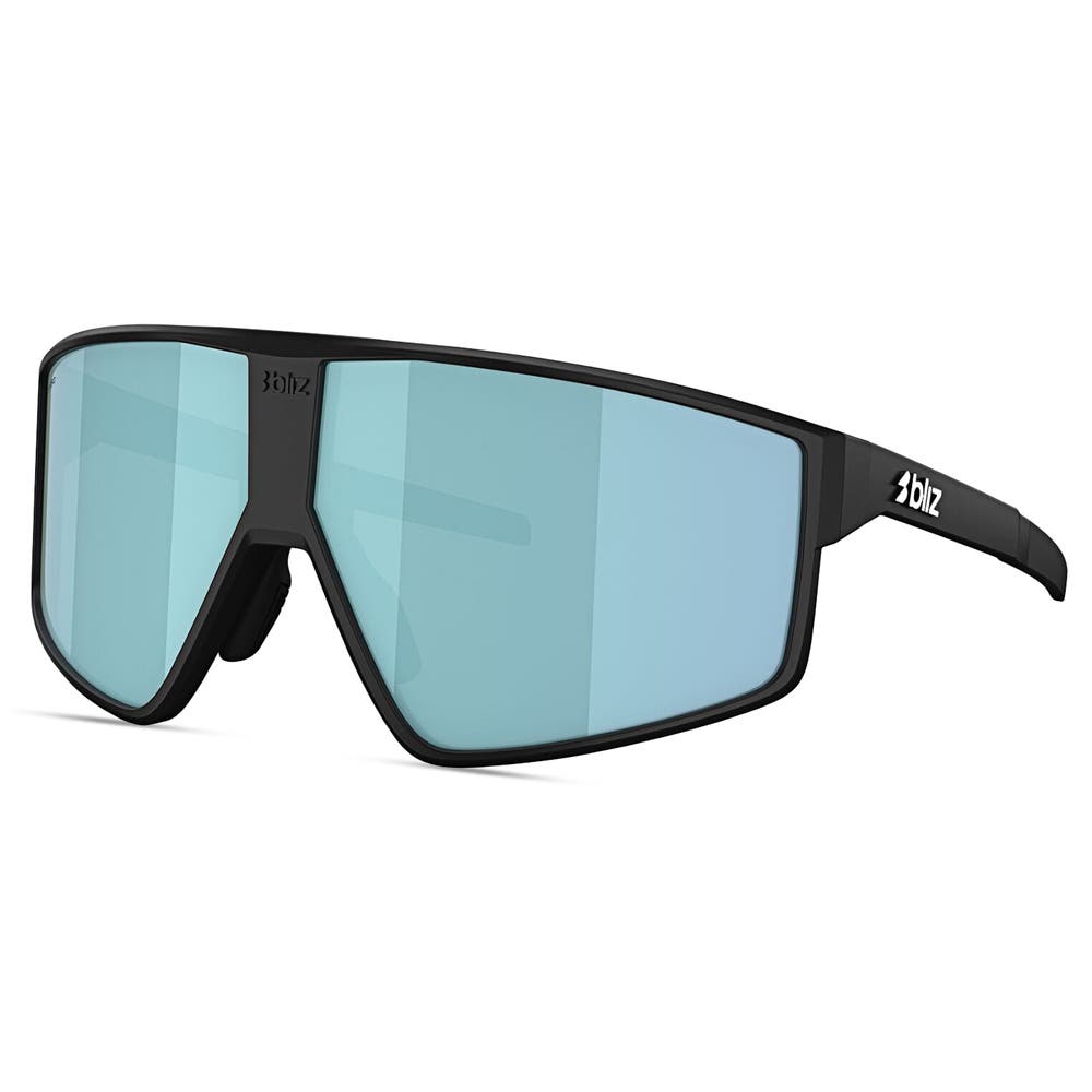 hover: Black & Light Blue Wrap-Around Sunglasses | Bliz 0ZB7016 hover: Black & Light Blue Wrap-Around Sunglasses | Bliz 0ZB7016