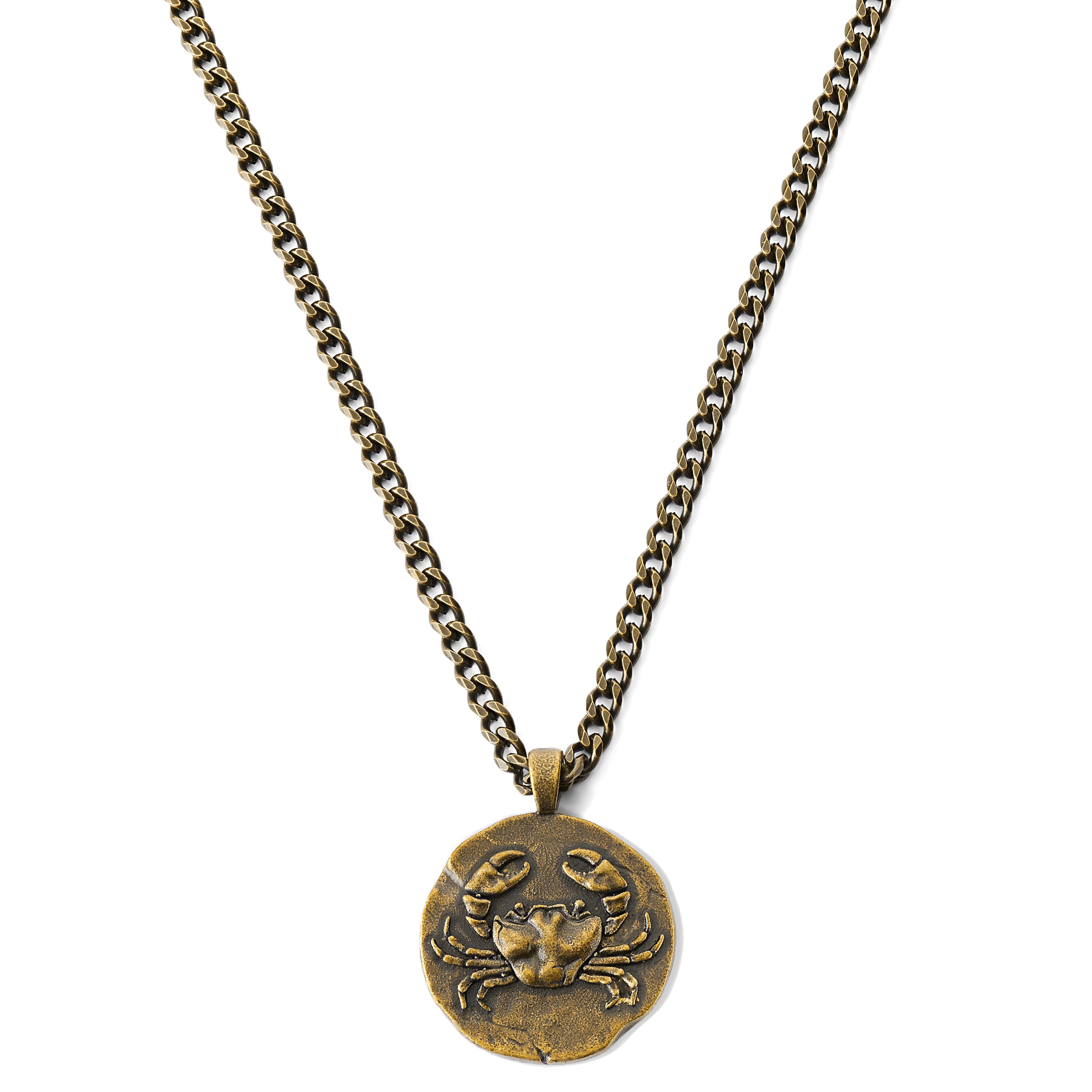 Astro | Gold-Tone Cancer Zodiac Sign Necklace