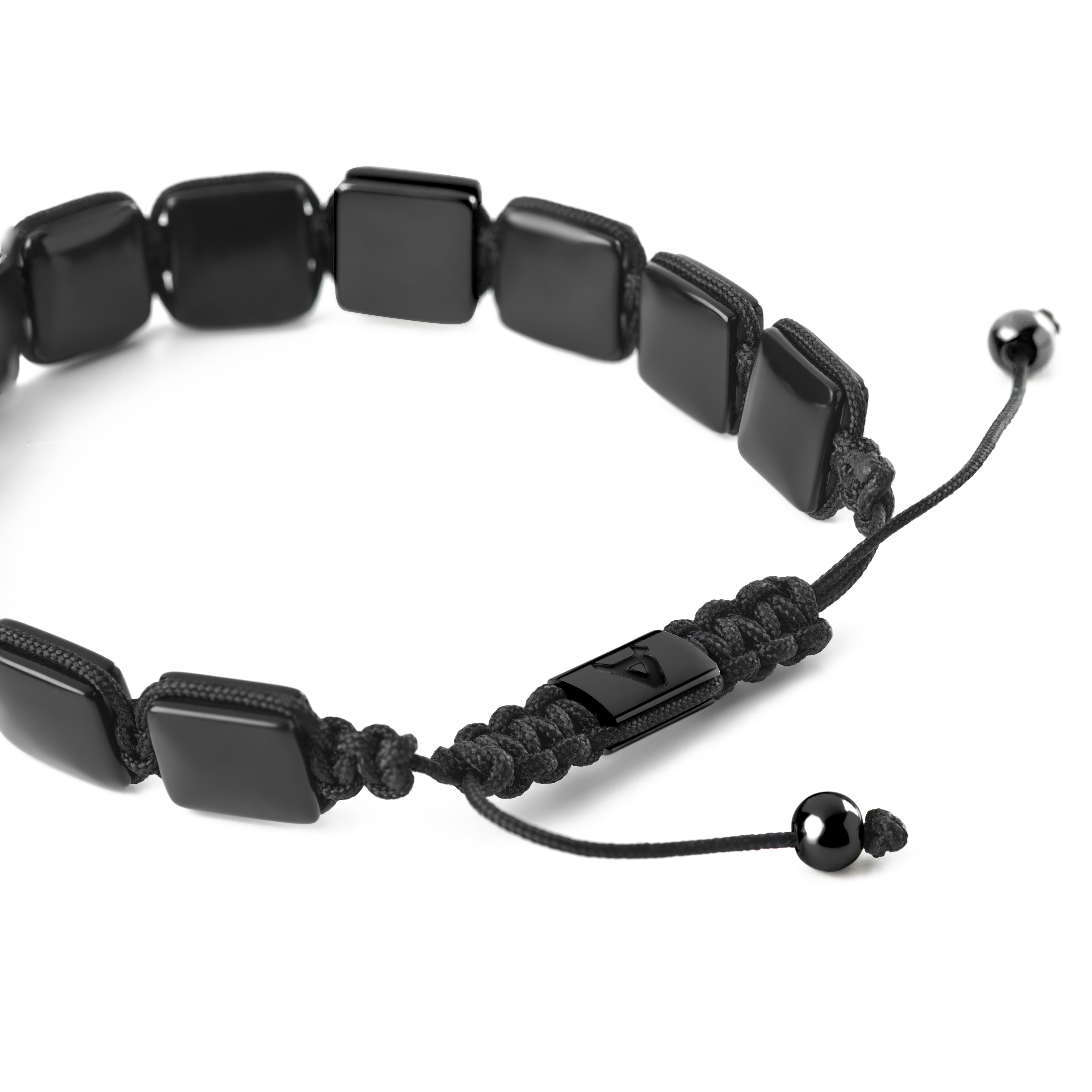 Elysian | Black Onyx Bead Flat Bracelet - 4