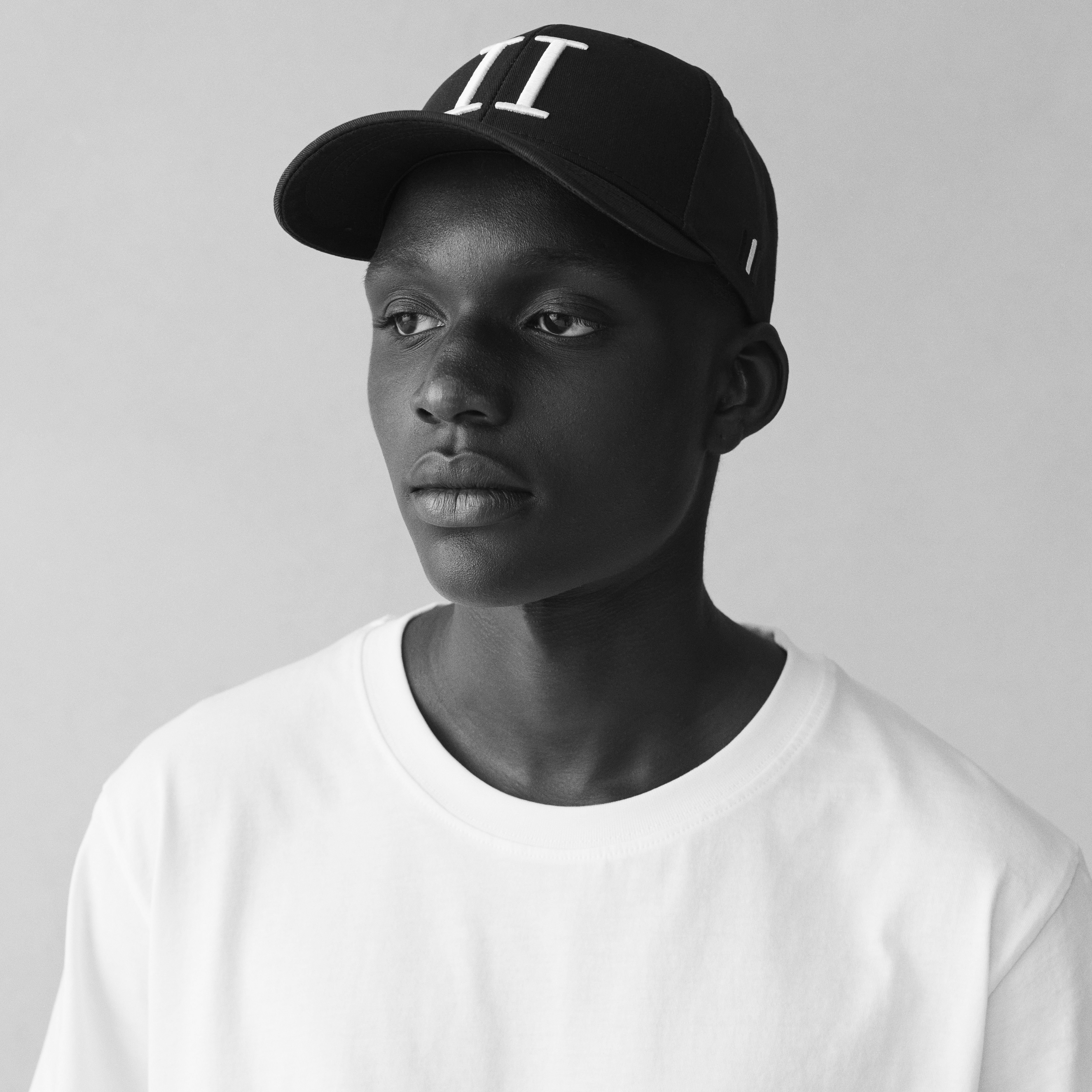 Les Deux | Casquette de baseball en daim noir II - 2