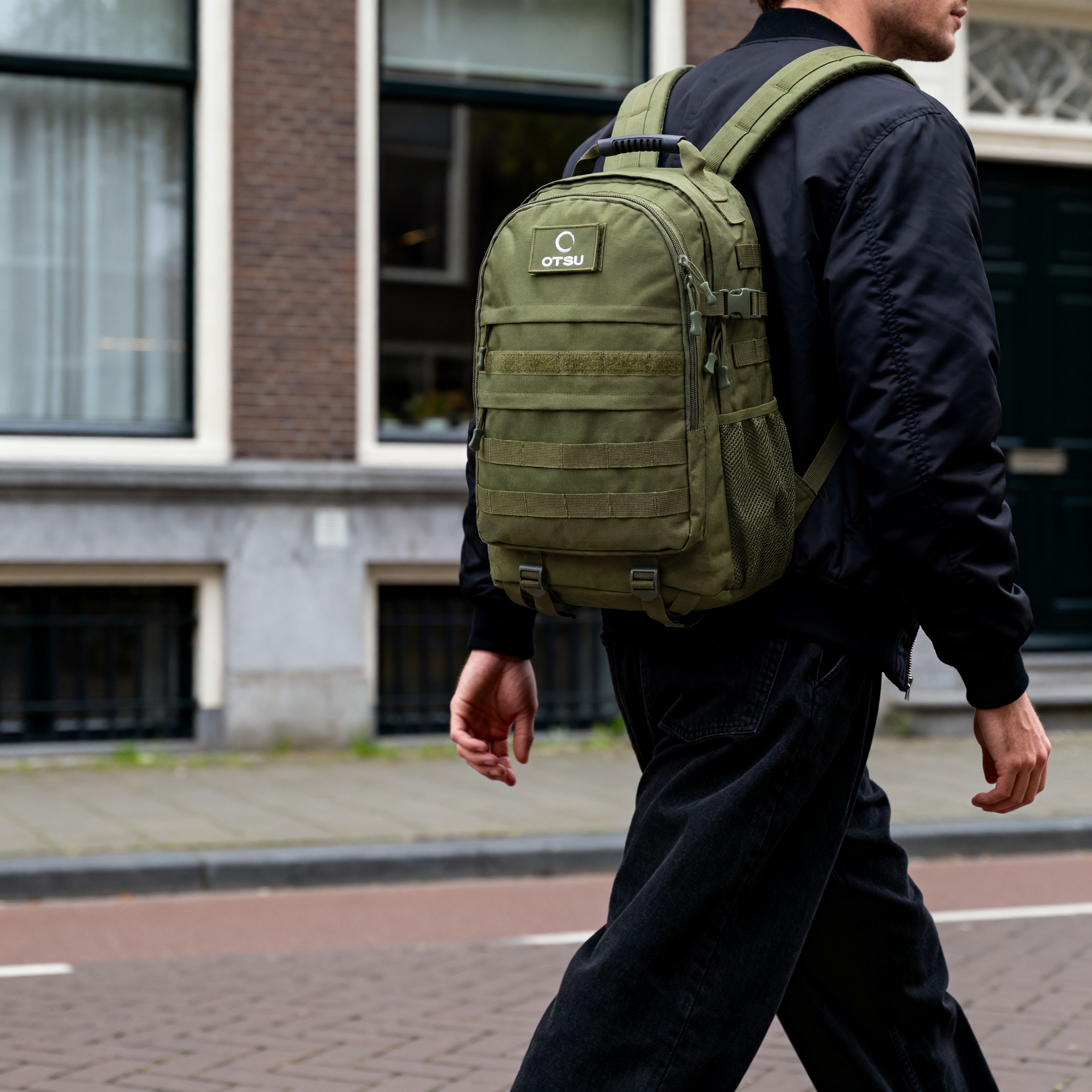 Expedition | Zaino tattico verde militare multi-scomparto da 35L con spazio per patch - 4