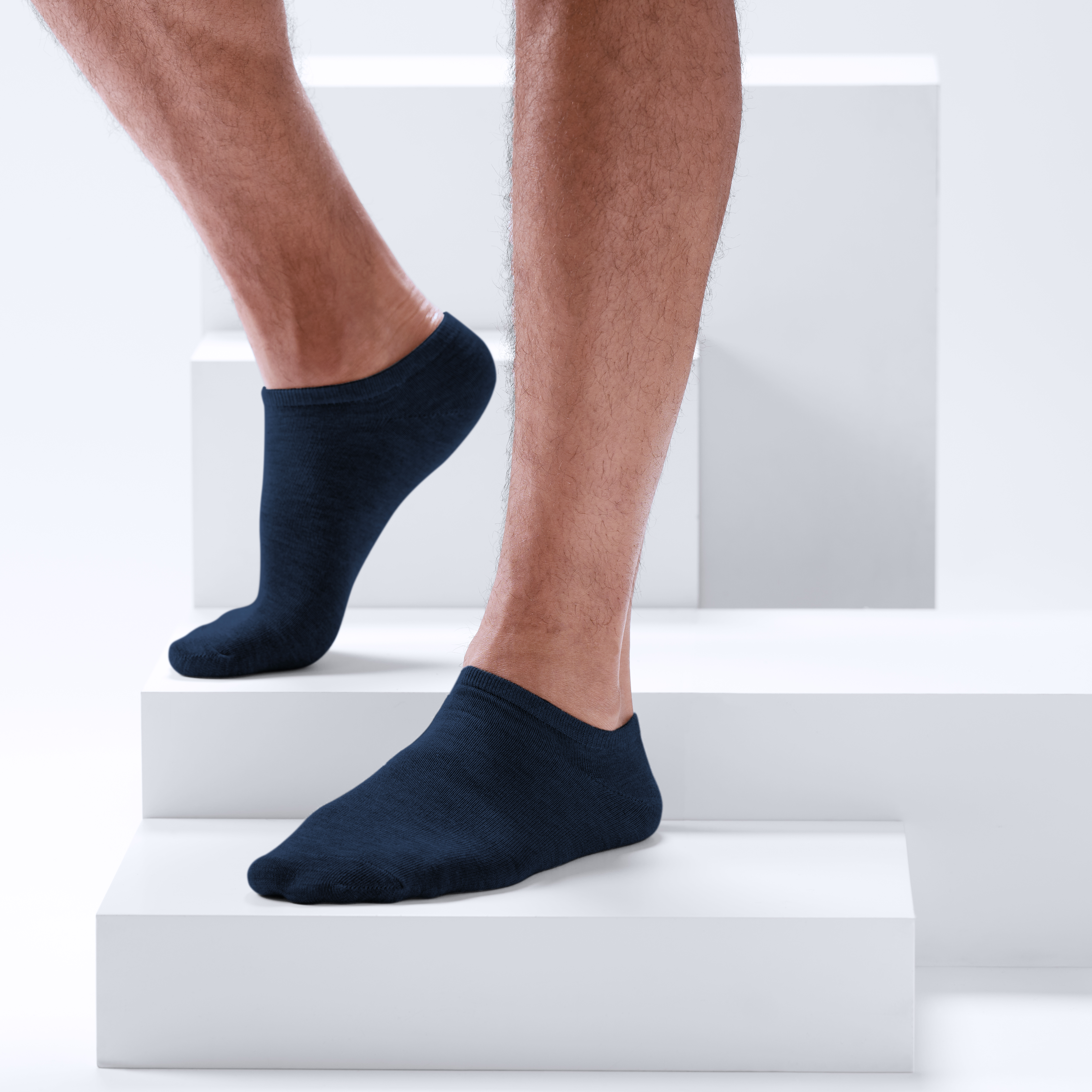FreeFeel | 6er-Pack Knöchelsocken aus königsblauem Bambus - 2