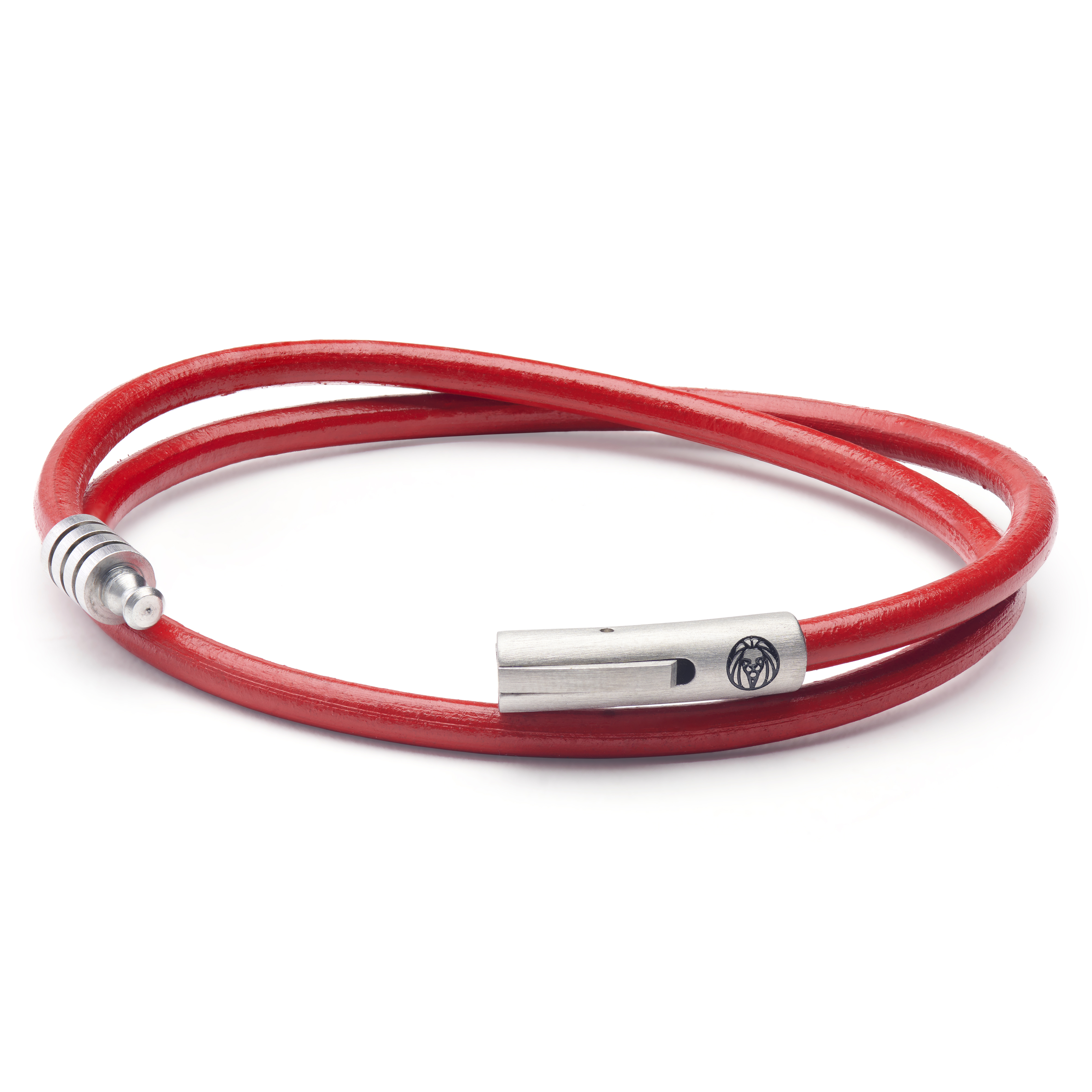 Red Liquorice Cord Bracelet - Medium - 2