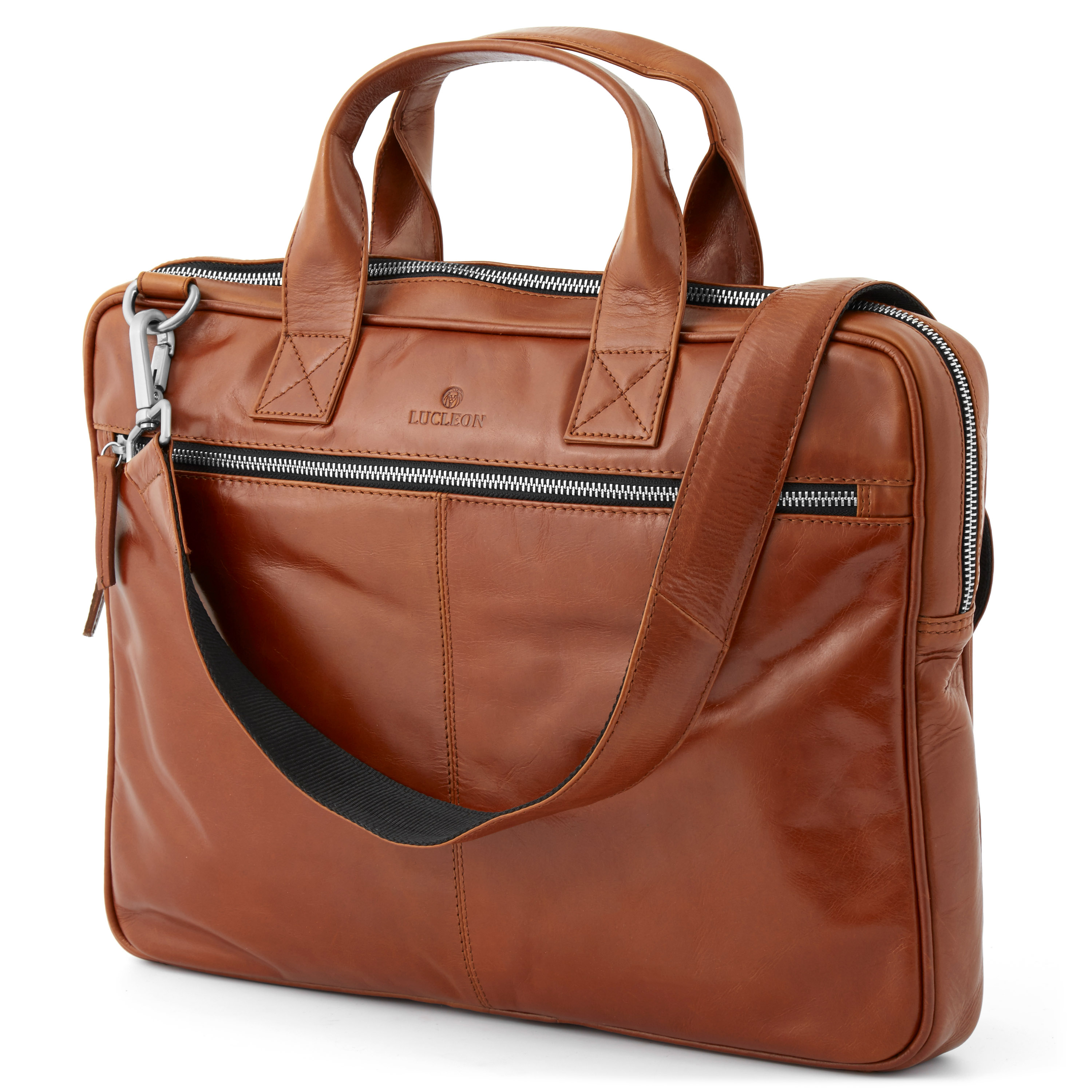 Lysebrun Slank Jasper Laptopveske - 1