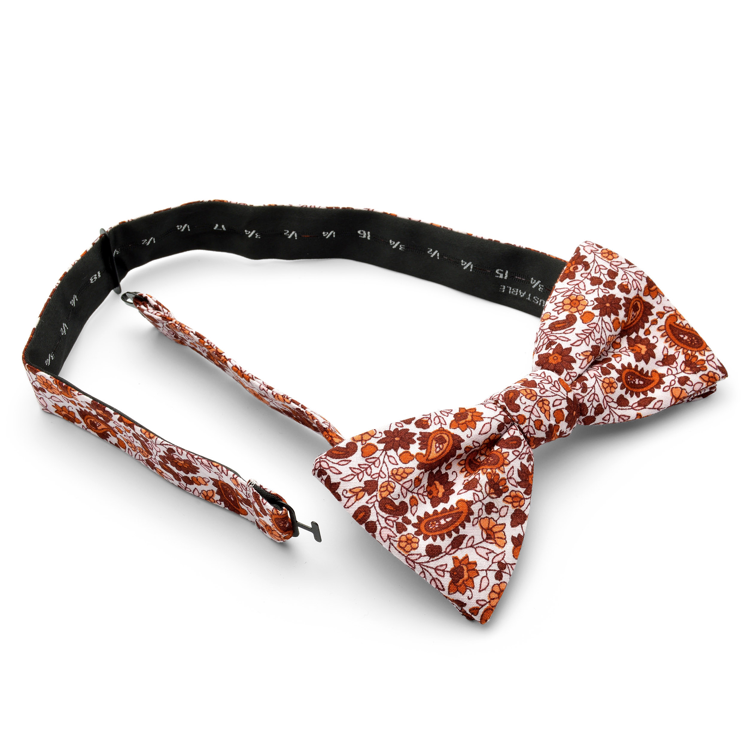 Rote Blumen & Paisley Fliege - 2