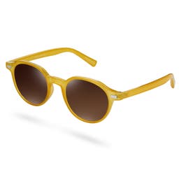 Żółto-brązowe okulary przeciwsłoneczne Wagner Wade