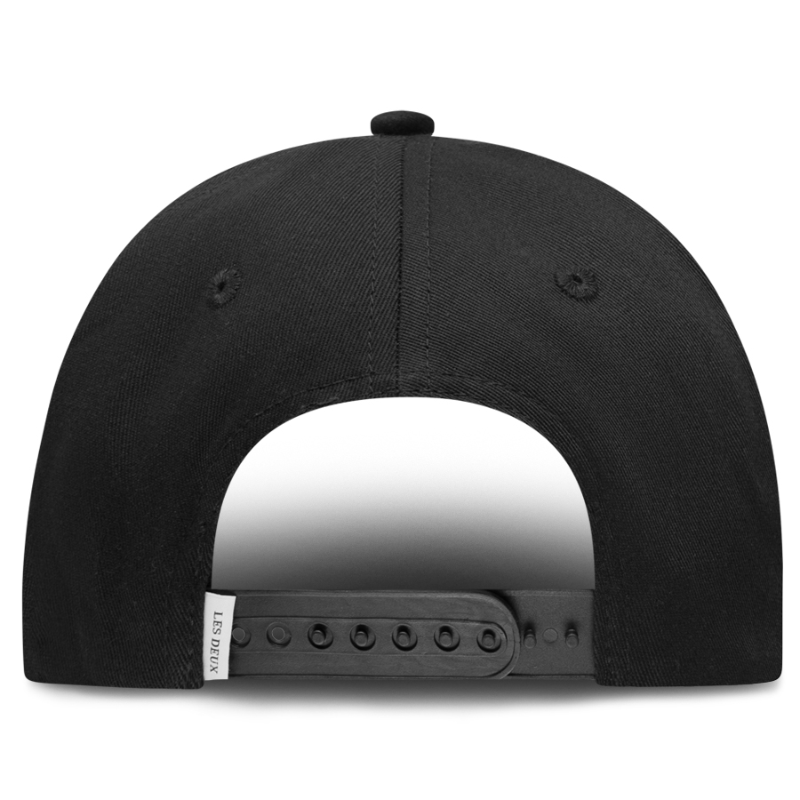 Les Deux | Zwarte Suede Baseballpet II - 5