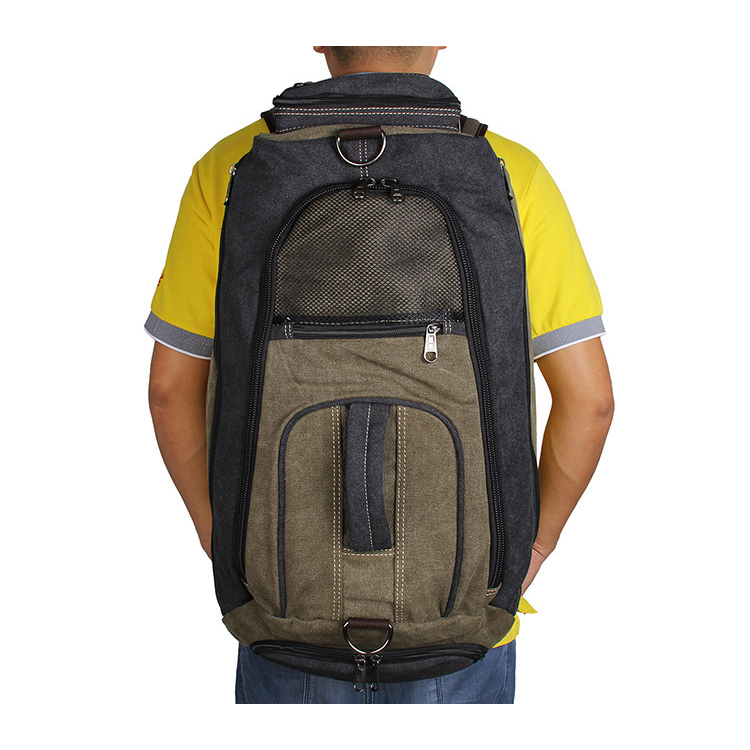 Multi-användning Blå Kanvas Holdall - 9